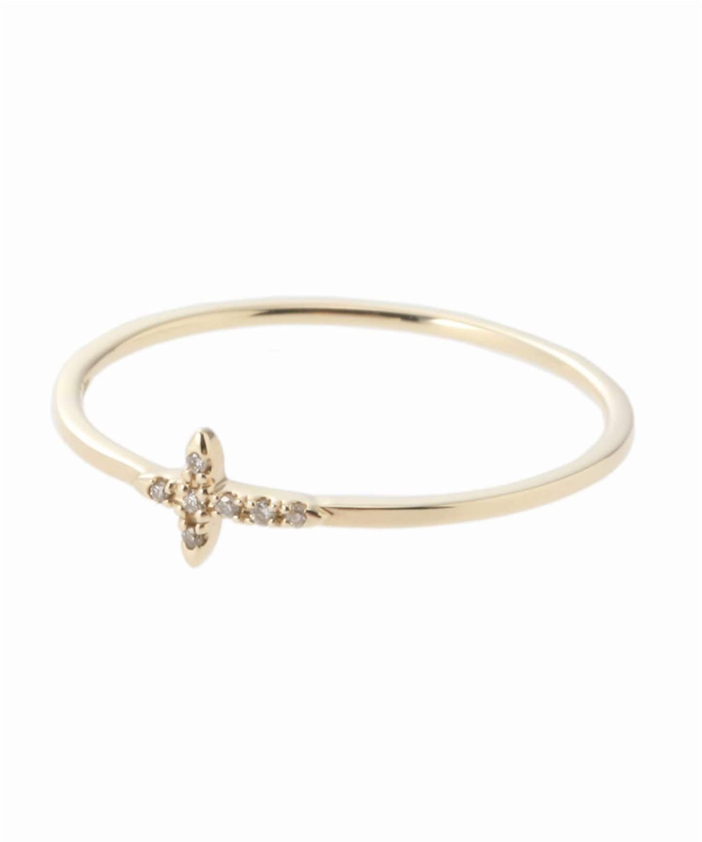 クロスダイヤモチーフリングK10（リング）｜Lilas（リラ）の通販