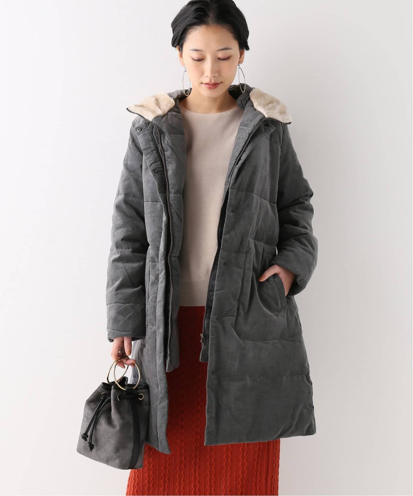 B.C STOCK ベーセーストック】2wayダウンコート[品番：BYCW0001185