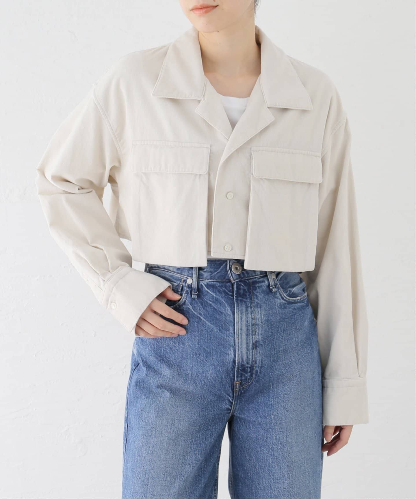 コットンコーデュロイショートシャツ（シャツ／ブラウス）｜Spick and