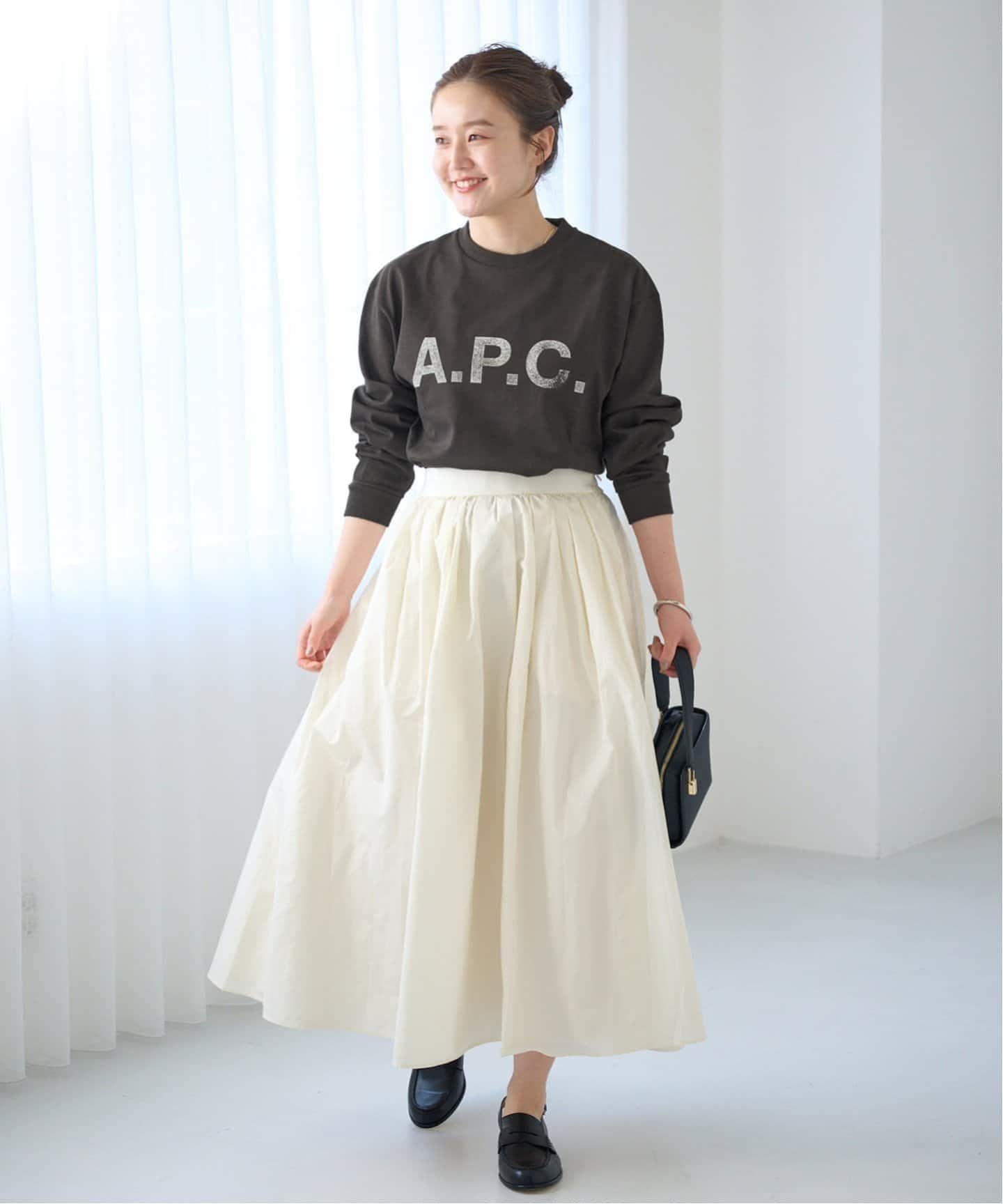 メモリータフタフレアスカート（ロング・マキシ丈スカート）｜IENA