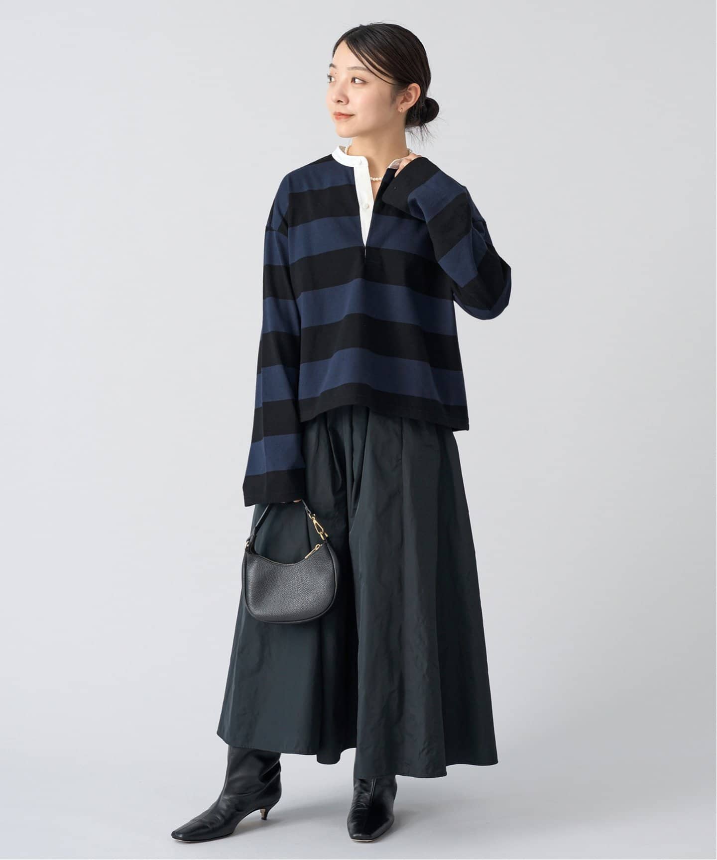 メモリータフタフレアスカート（ロング・マキシ丈スカート）｜IENA