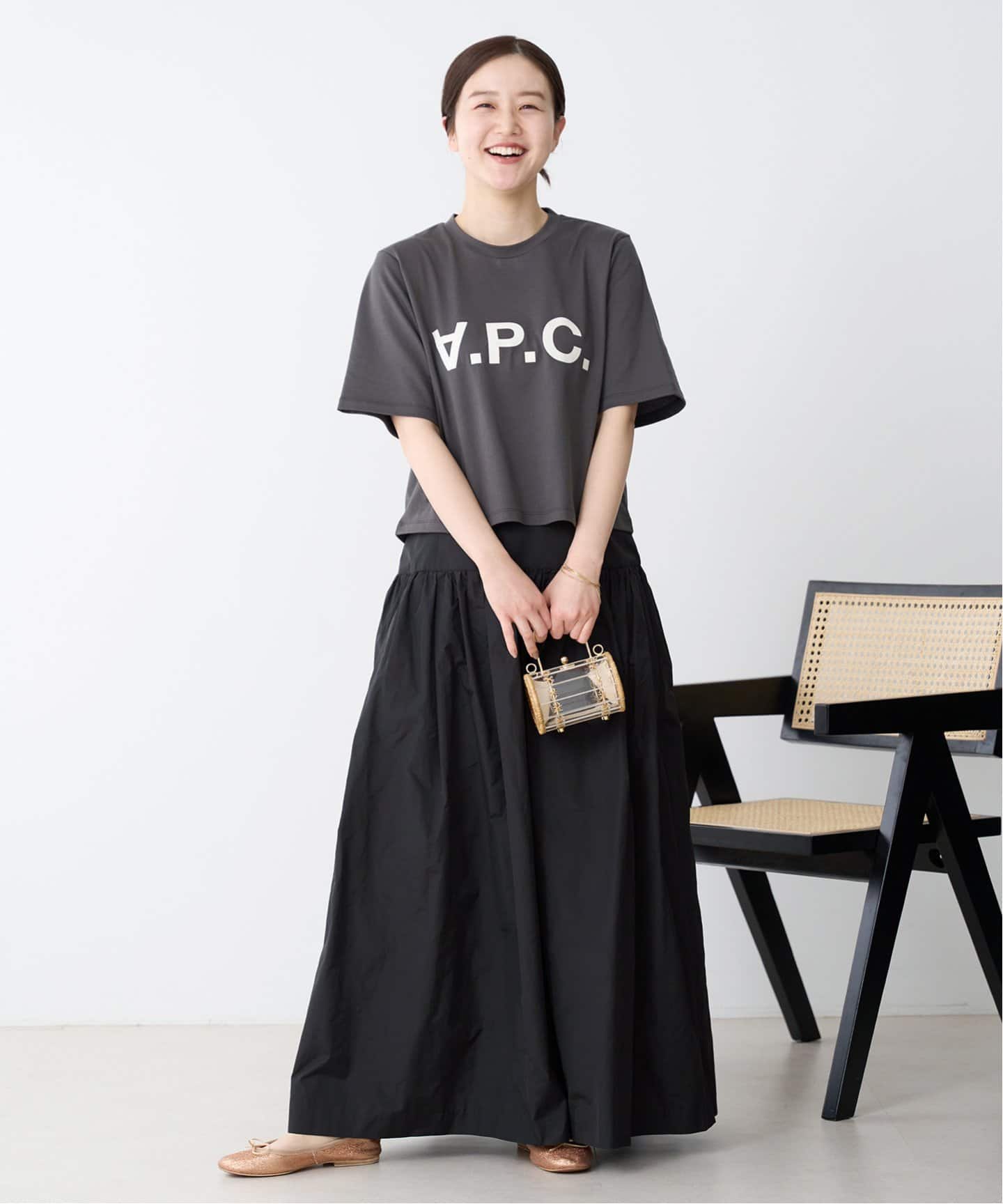 タフタギャザースカート（ロング・マキシ丈スカート）｜IENA（イエナ