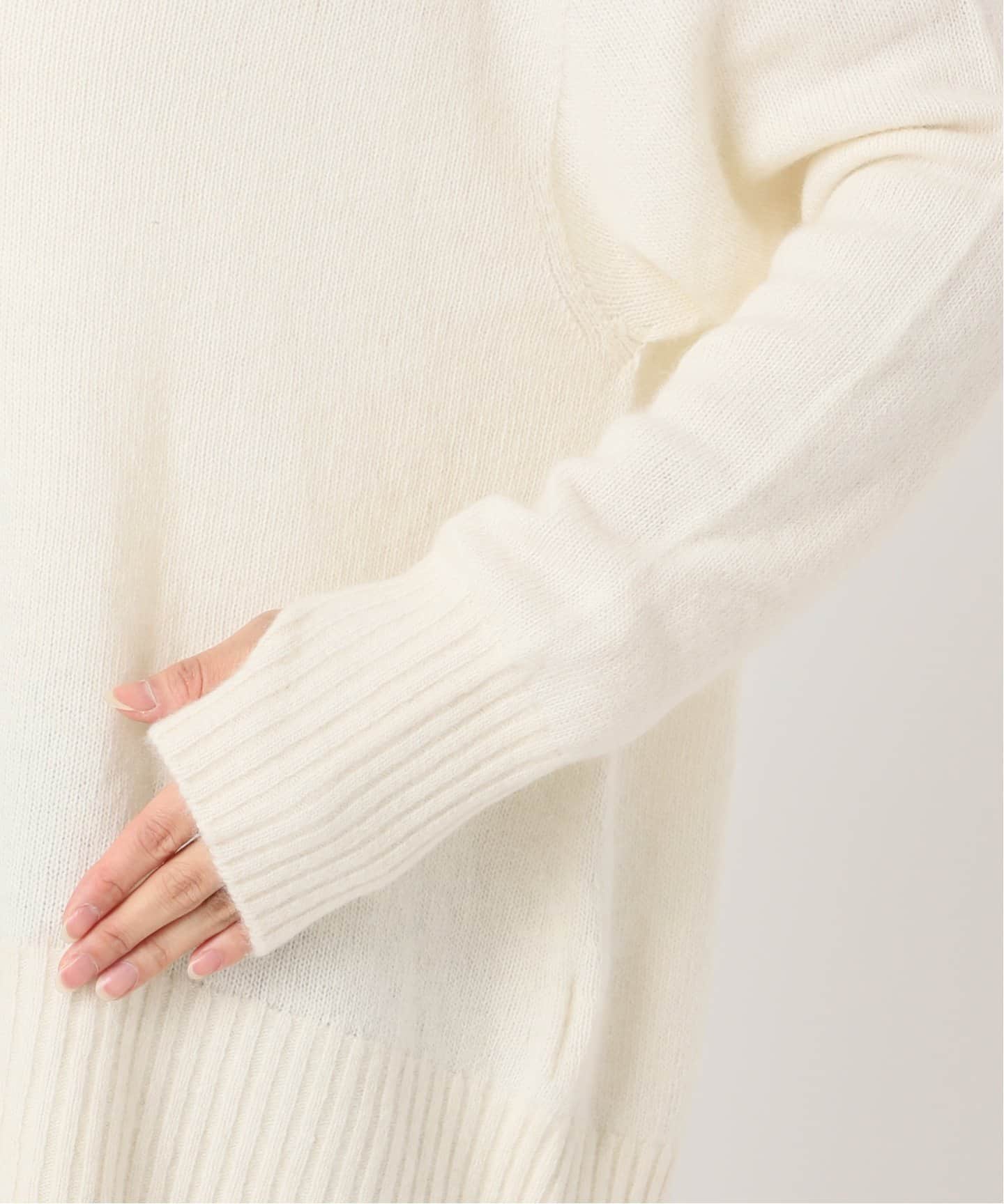 ウールベイビーミンクタートルプルオーバー（ニット／セーター