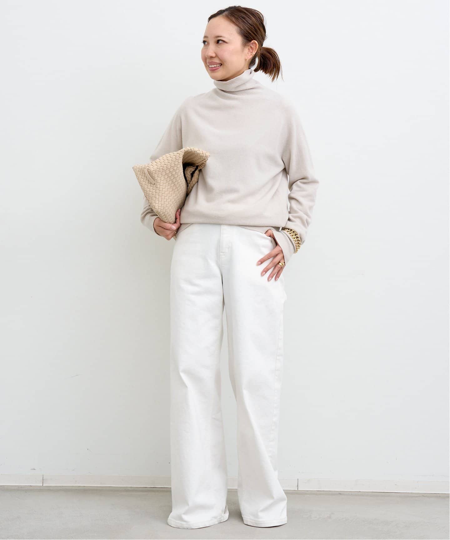 CAPRI タートルネック プルオーバー（ニット／セーター）｜Deuxieme