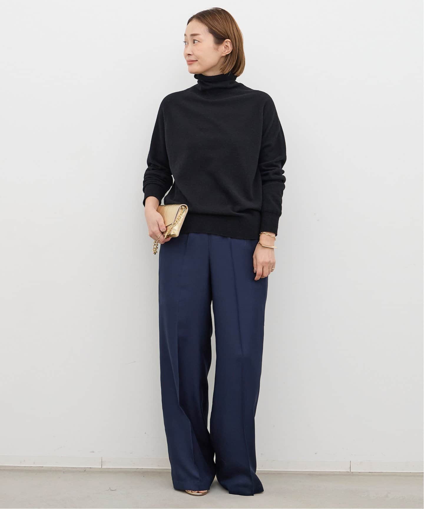 CAPRI タートルネック プルオーバー（ニット／セーター）｜Deuxieme