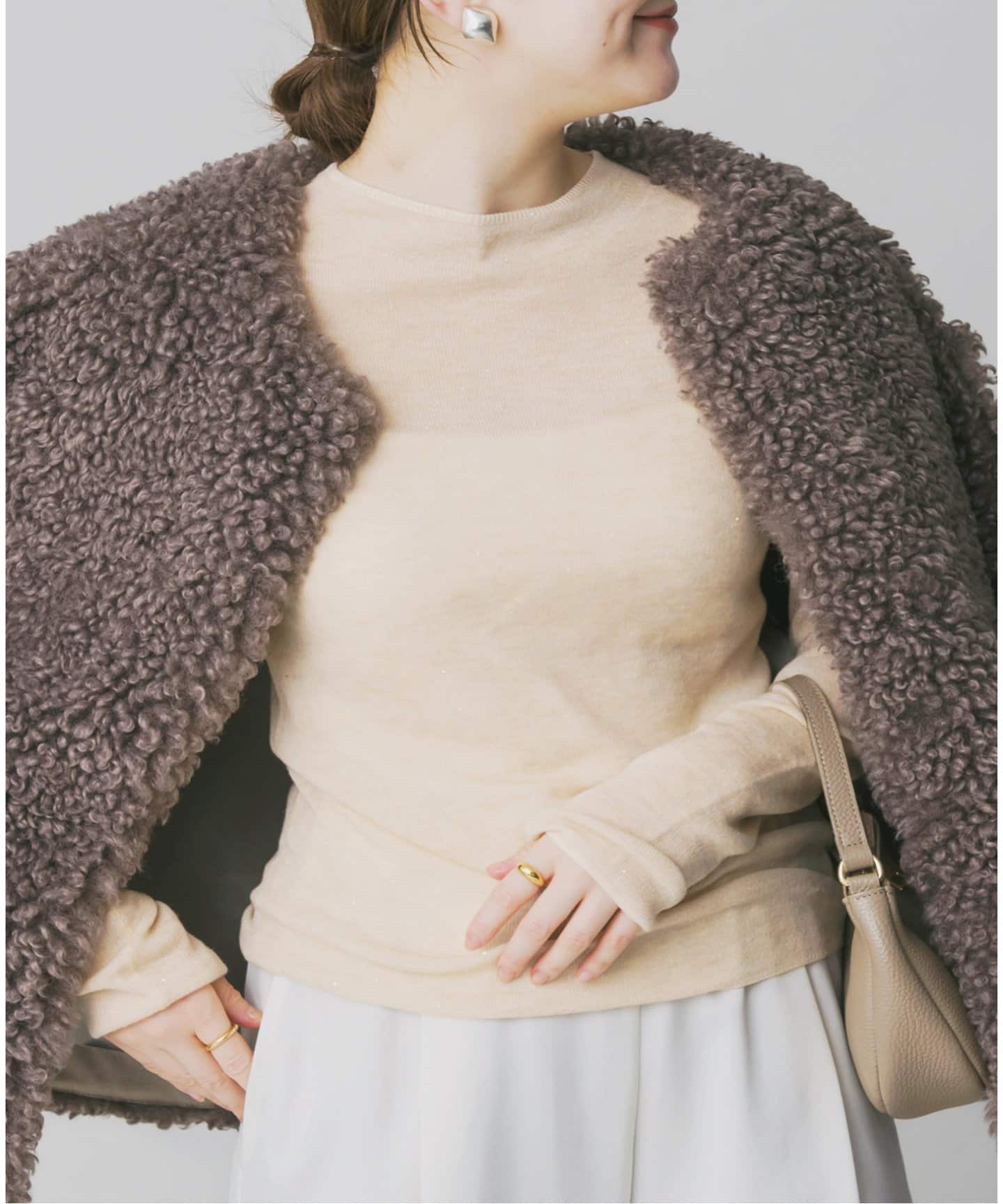 マイクロスパングル スイビウールニット（ニット／セーター）｜IENA