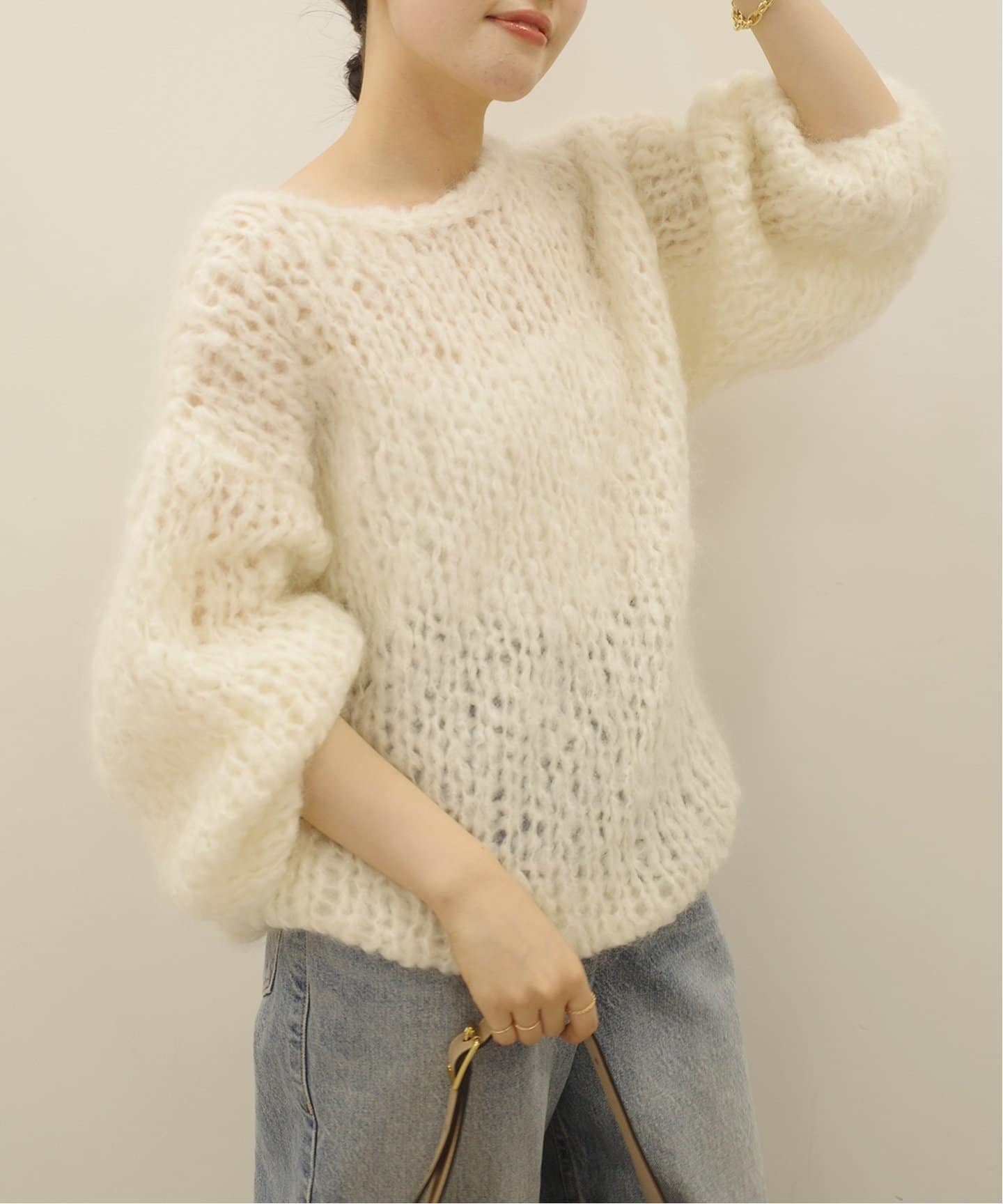 HAND KNIT ジャンボタム プルオーバー（ニット／セーター）｜Plage