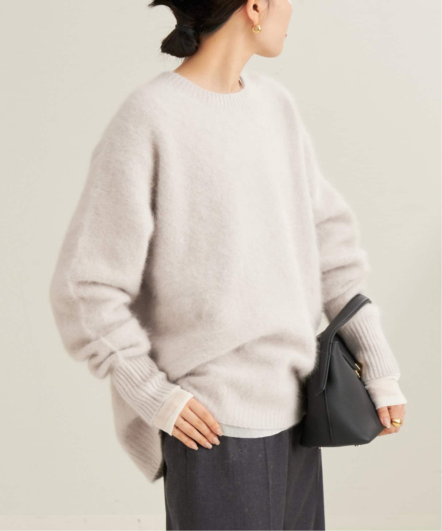 WEB限定追加》Fur Nuance プルオーバー（ニット／セーター）｜Plage