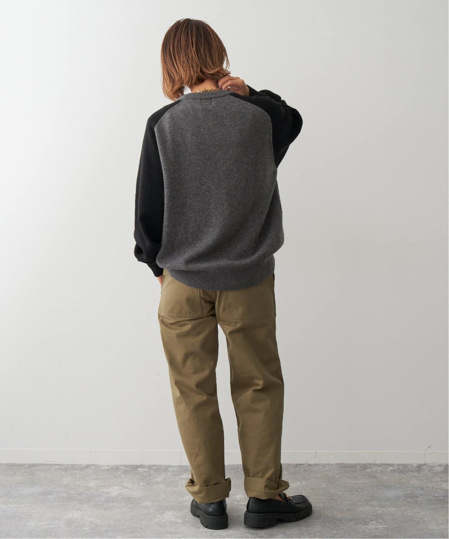 ラグランロゴニットプルオーバー（ニット／セーター）｜Spick and Span