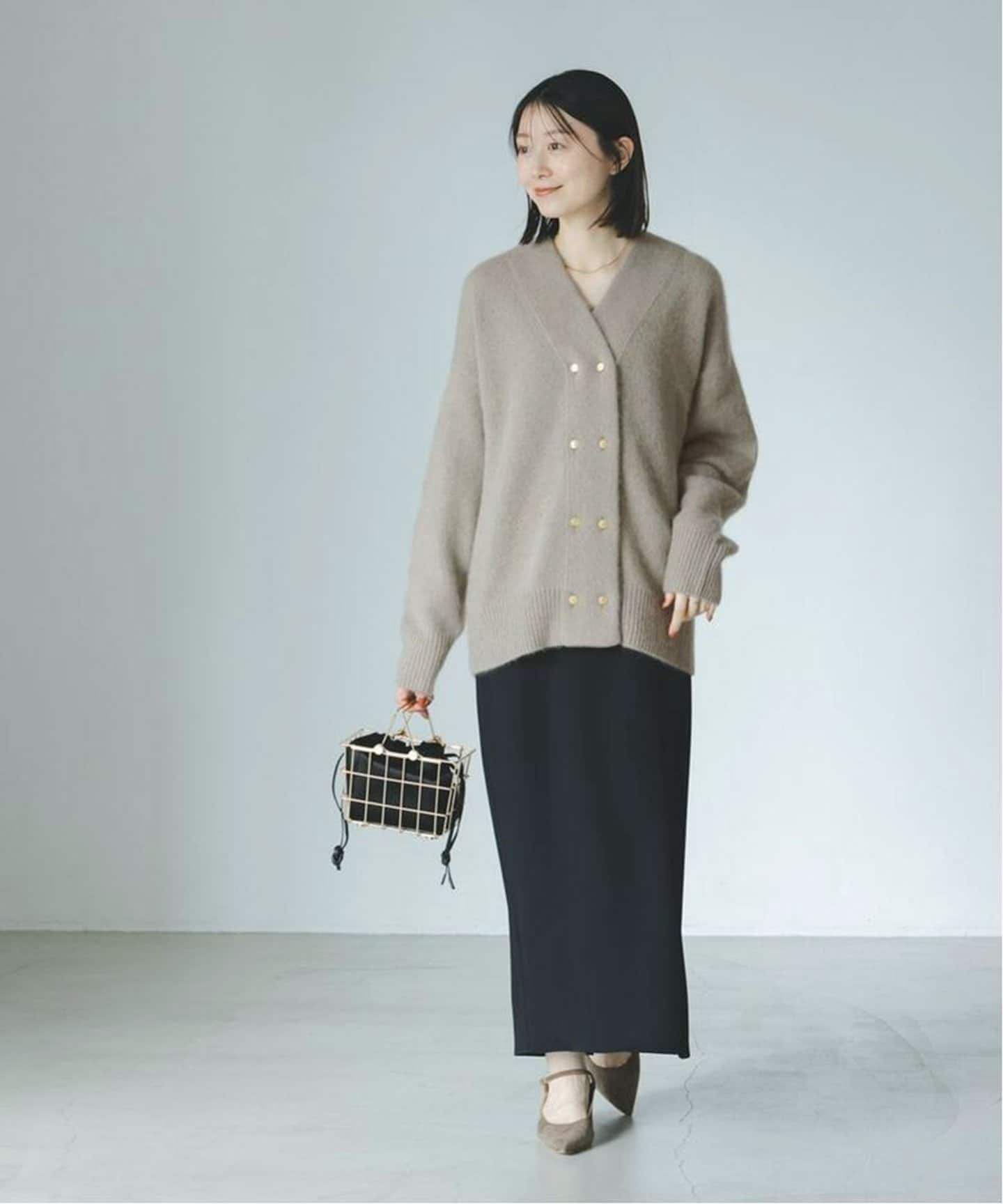 YAK/ヤク ダブルボタンニットカーディガン（ニット／セーター）｜NOBLE