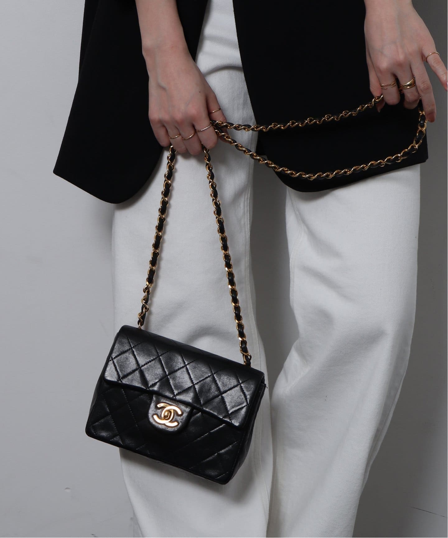 VINTAGE CHANEL/シャネル】 Matelasse チェーンショルダーバッグ 17