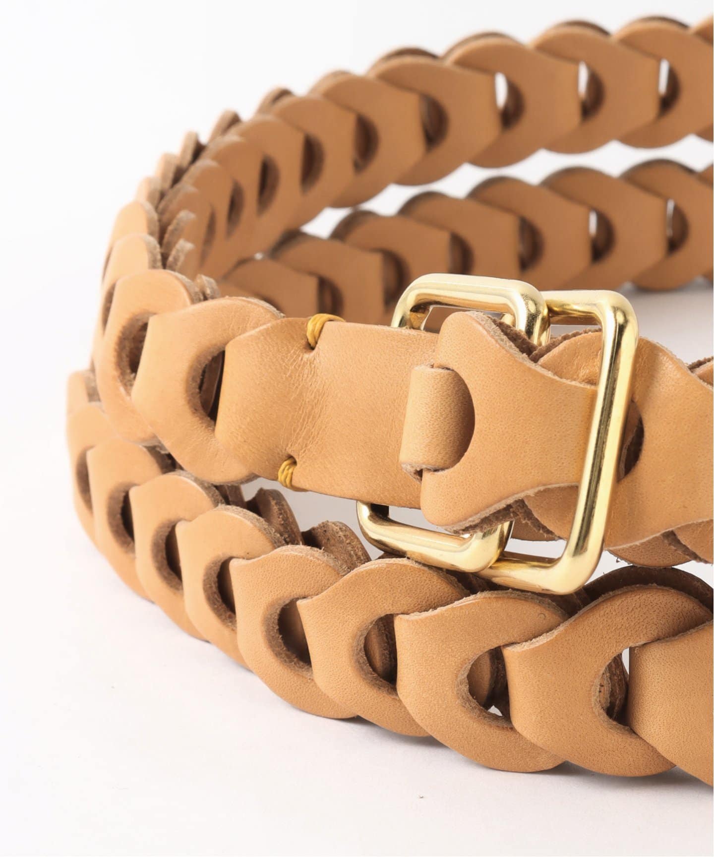 m's braque × il micio 】別注フルハンド ダブルベルト（ベルト