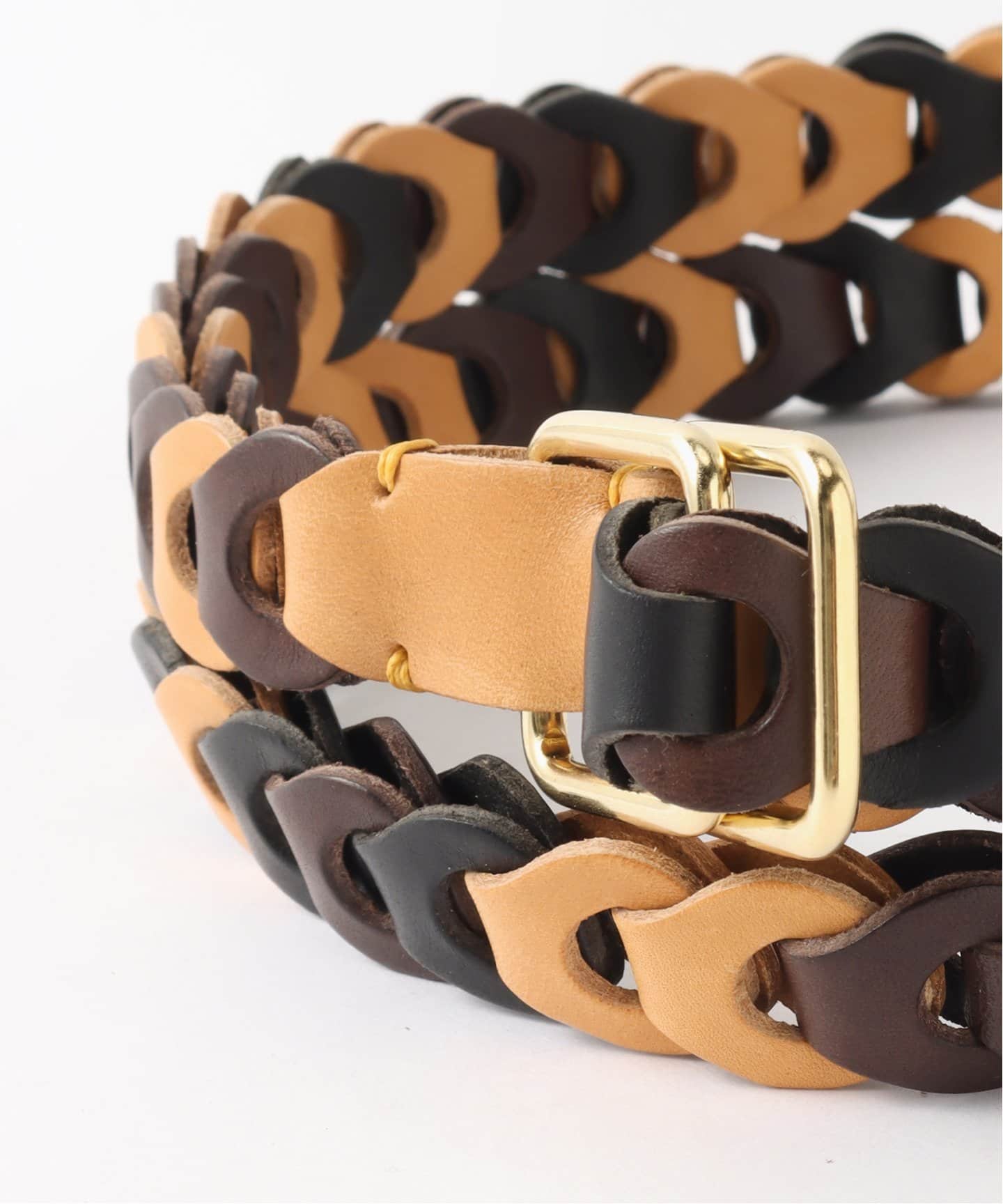 m's braque × il micio 】別注フルハンド ダブルベルト（ベルト