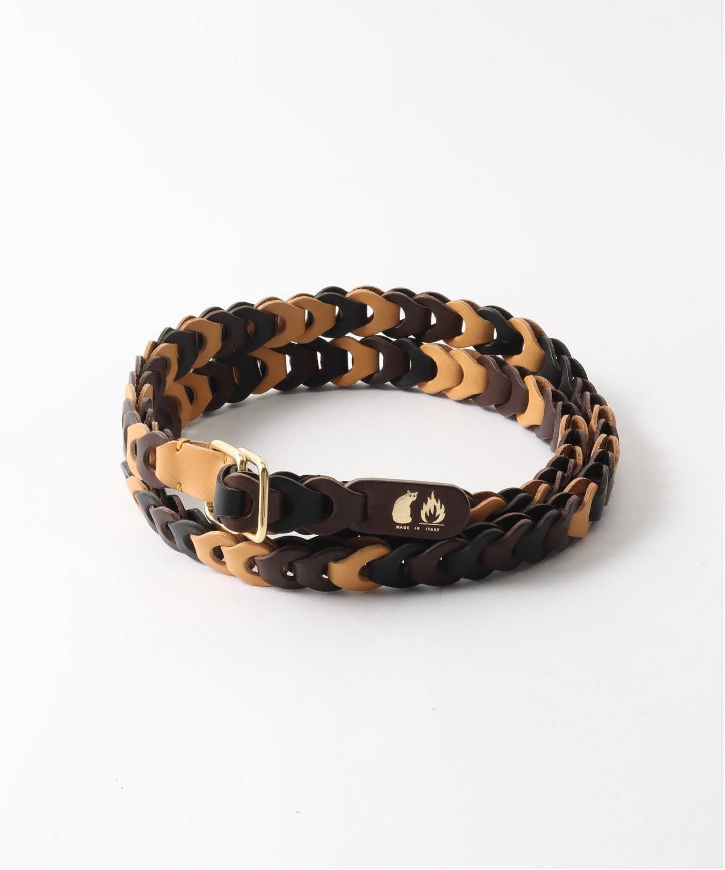 m's braque × il micio 】別注フルハンド ダブルベルト（ベルト