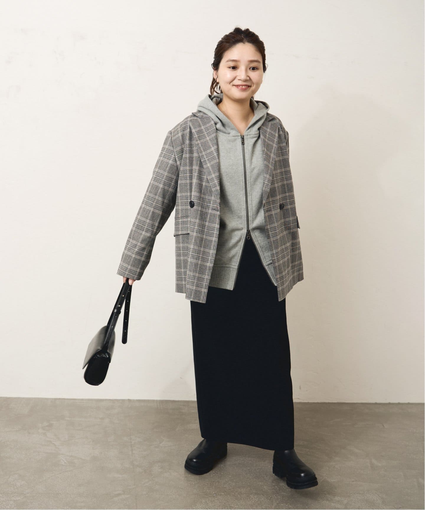 T/R チェックオーバージャケット（テーラードジャケット）｜JOURNAL