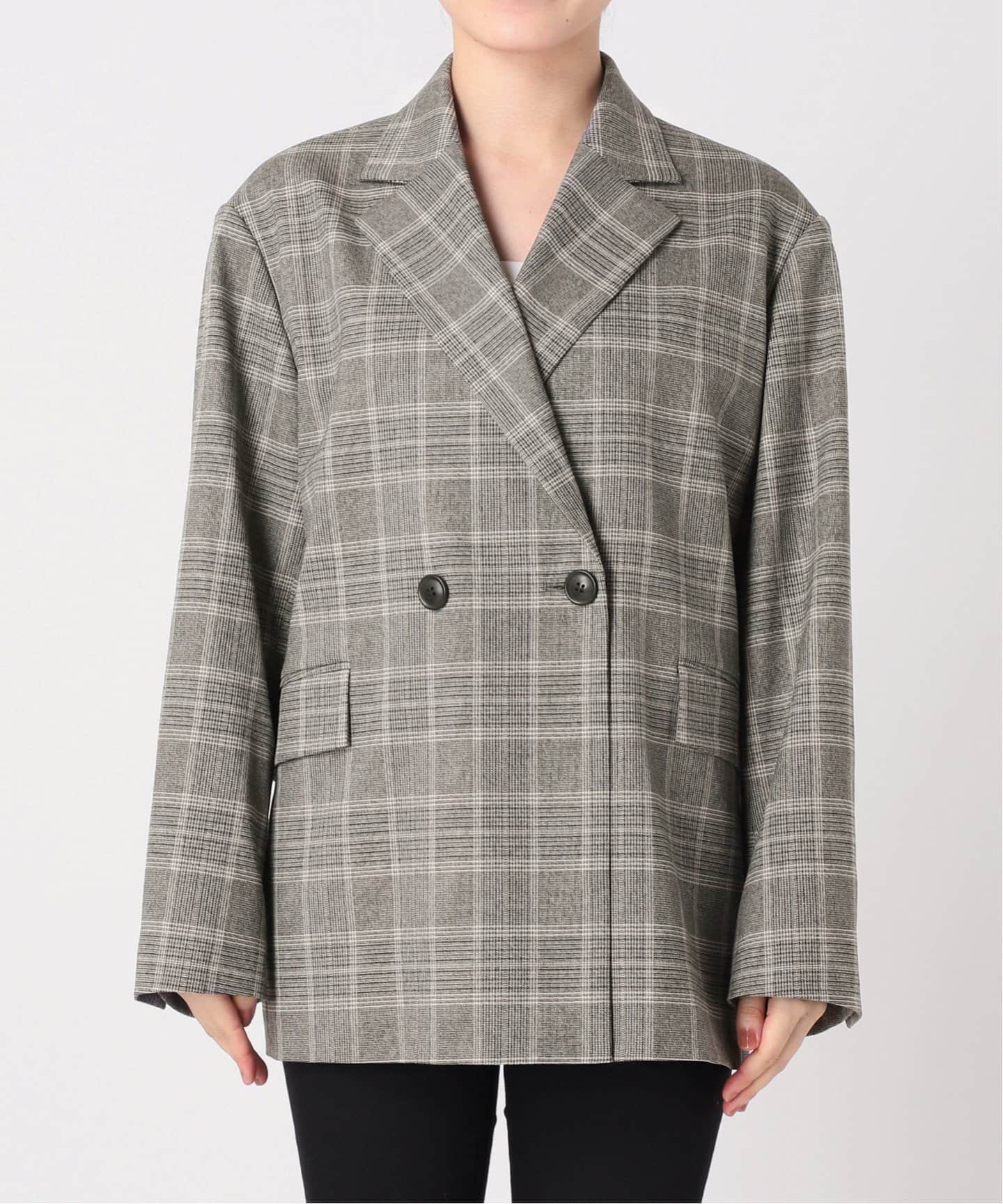 T/R チェックオーバージャケット（テーラードジャケット）｜JOURNAL