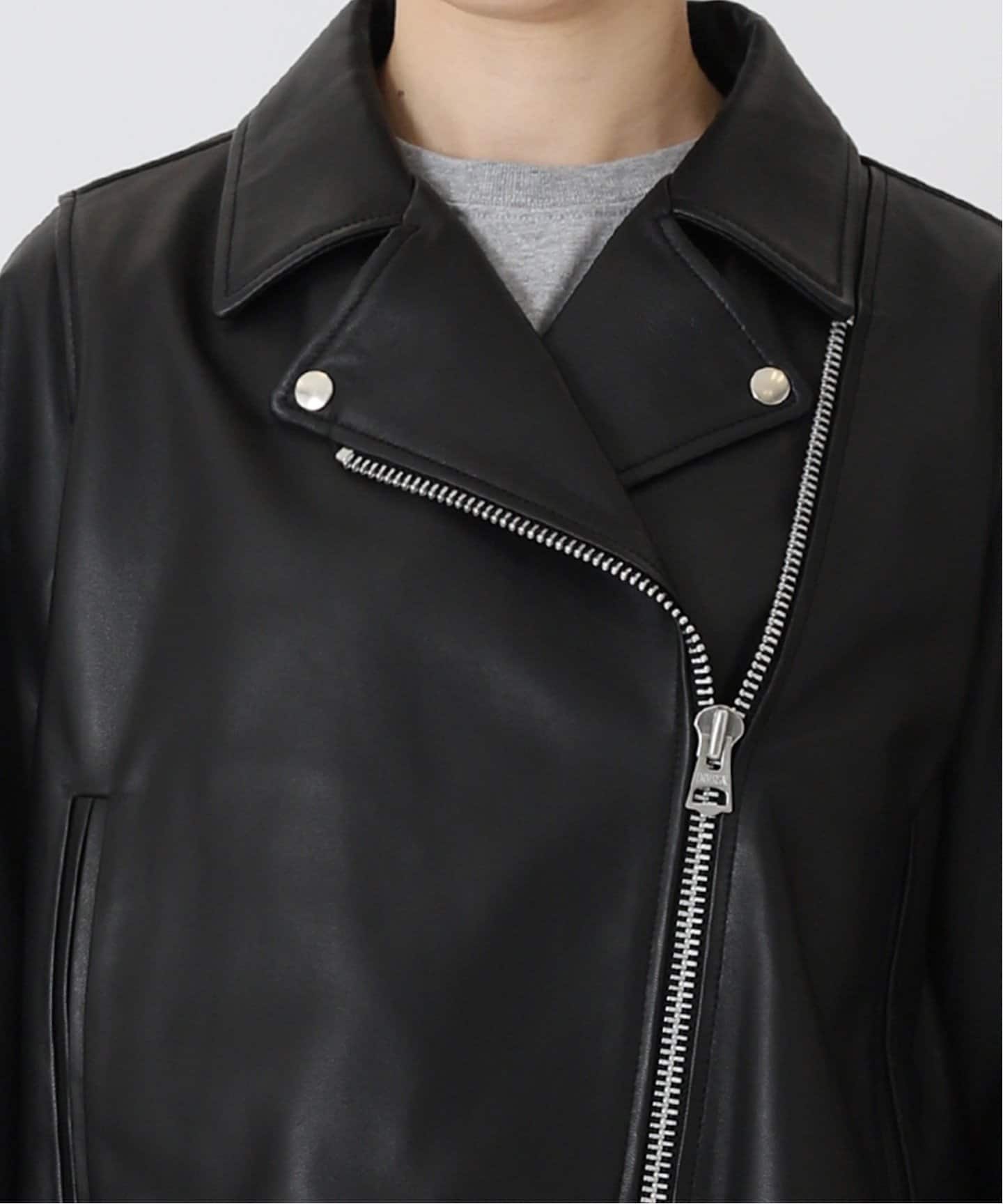 レザーショートライダースジャケット（レザージャケット）｜journal