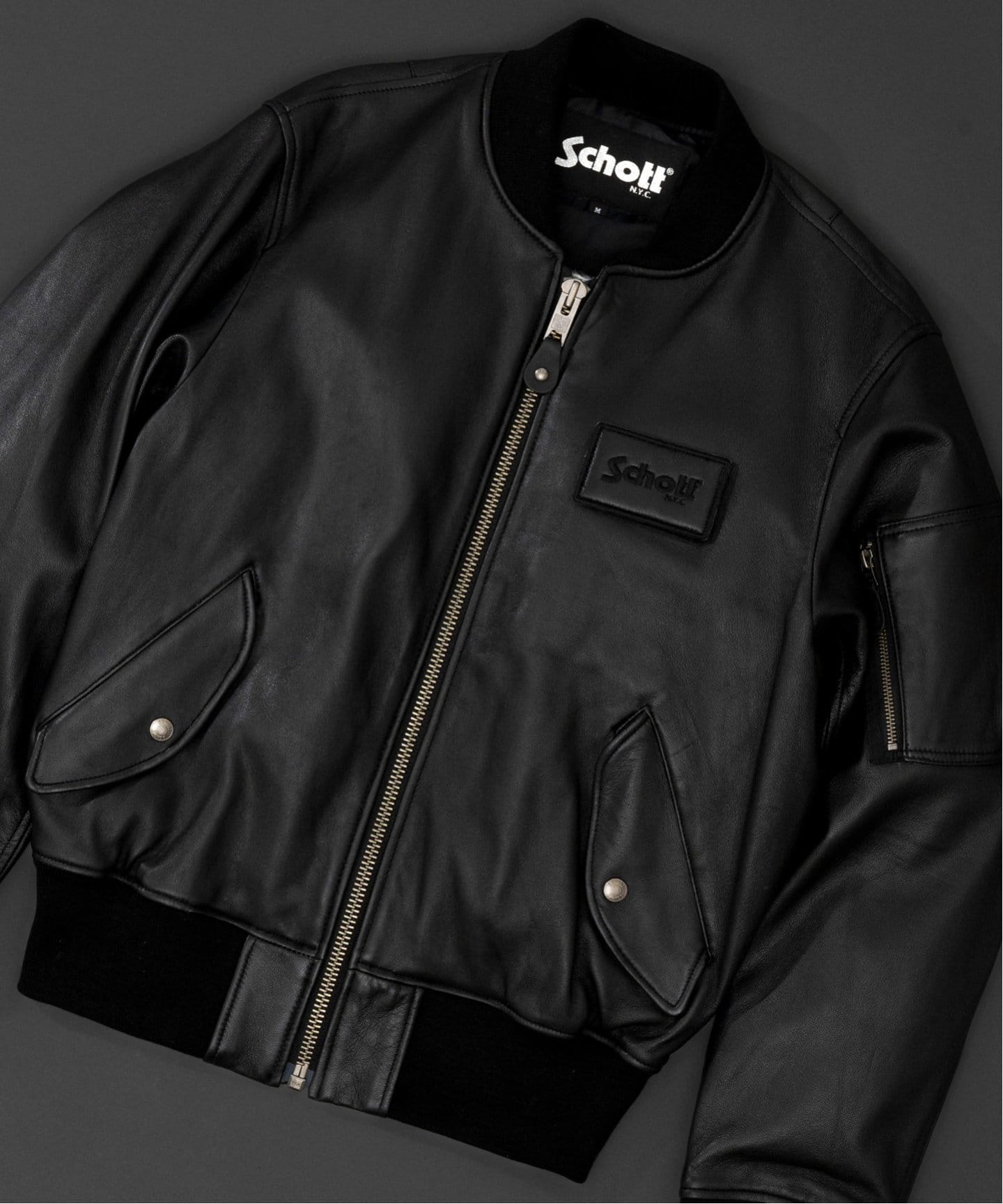 SCHOTT / ショット 別注 レザーMA-1（レザージャケット）｜JOURNAL