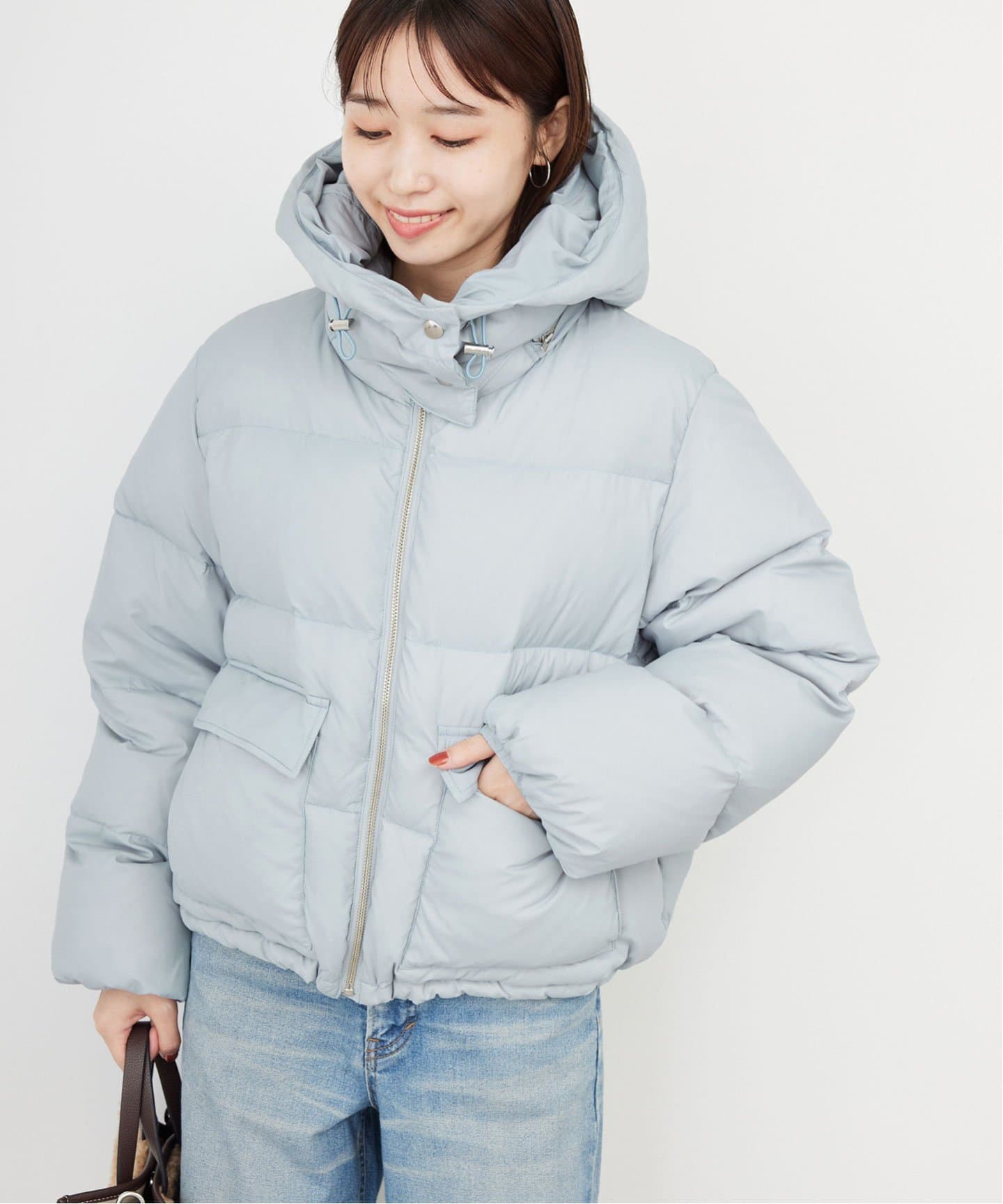 クロップドダウンブルゾン（ダウンジャケット）｜SLOBE IENA（スローブ