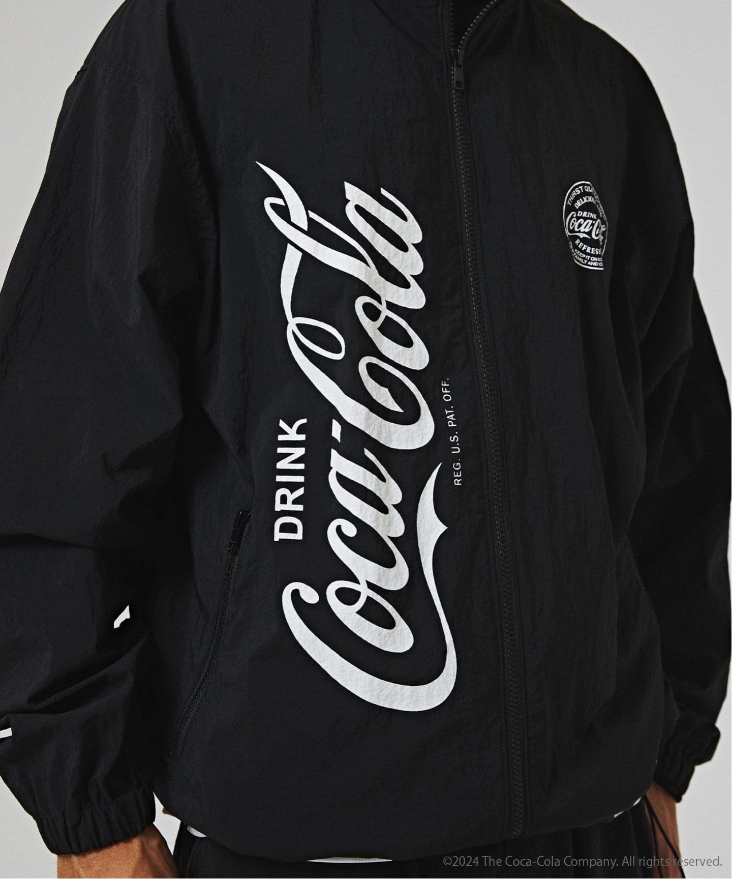 Coca-Cola / 別注 トラック ジャケット（ナイロンジャケット