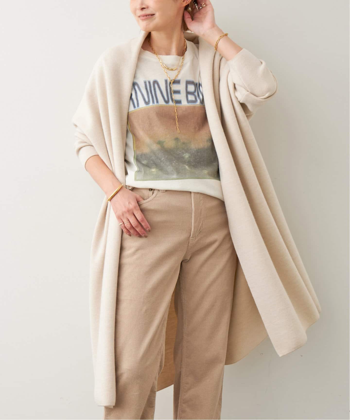 SMOOTH KNIT GOWN MIDI コート（その他ブルゾン／アウター）｜Deuxieme