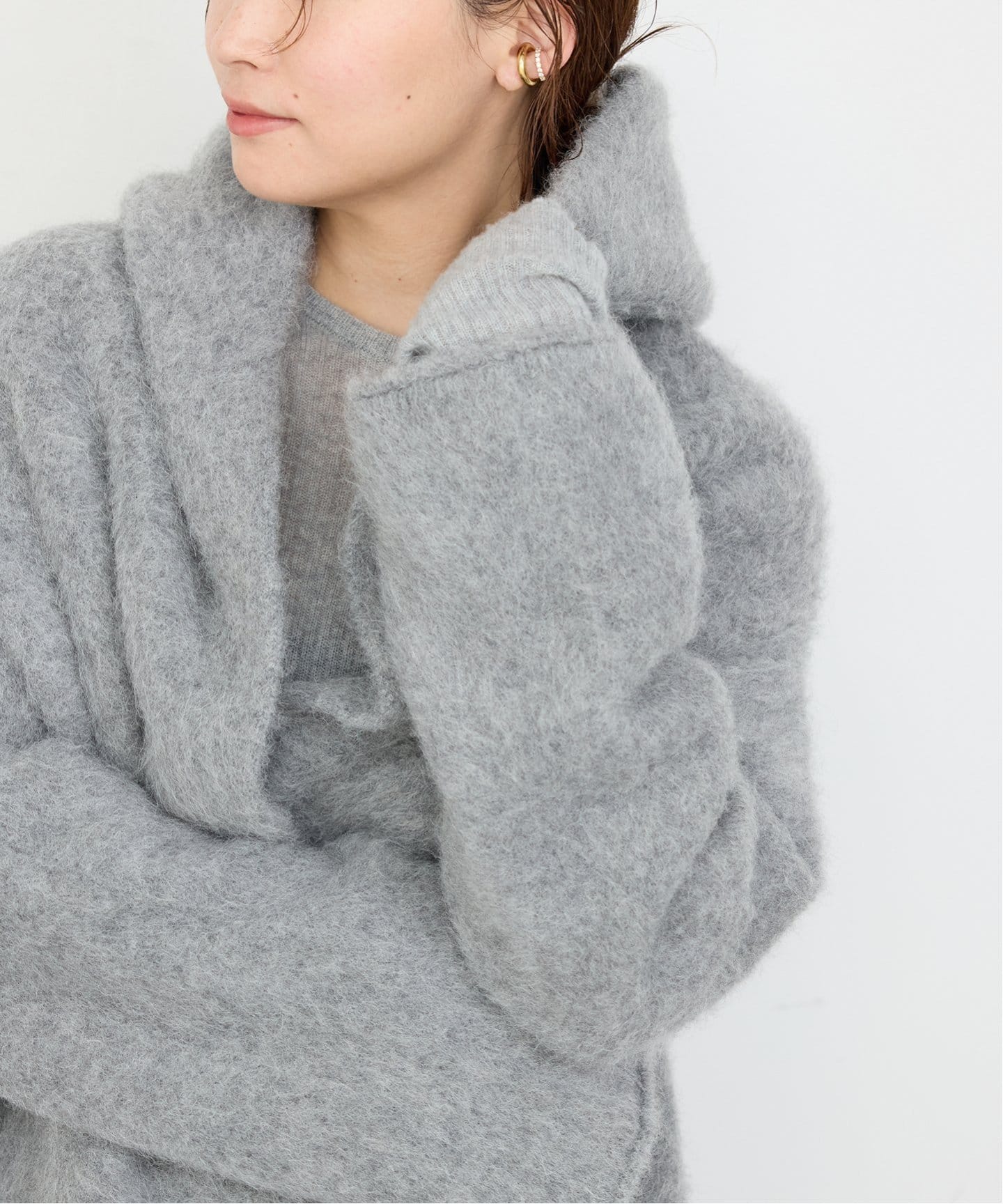 Alpaca Fluffy Gown（その他ブルゾン／アウター）｜Deuxieme Classe