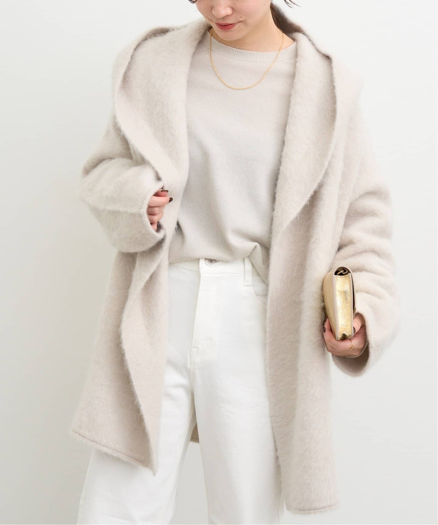 Alpaca Fluffy Gown（その他ブルゾン／アウター）｜Deuxieme Classe