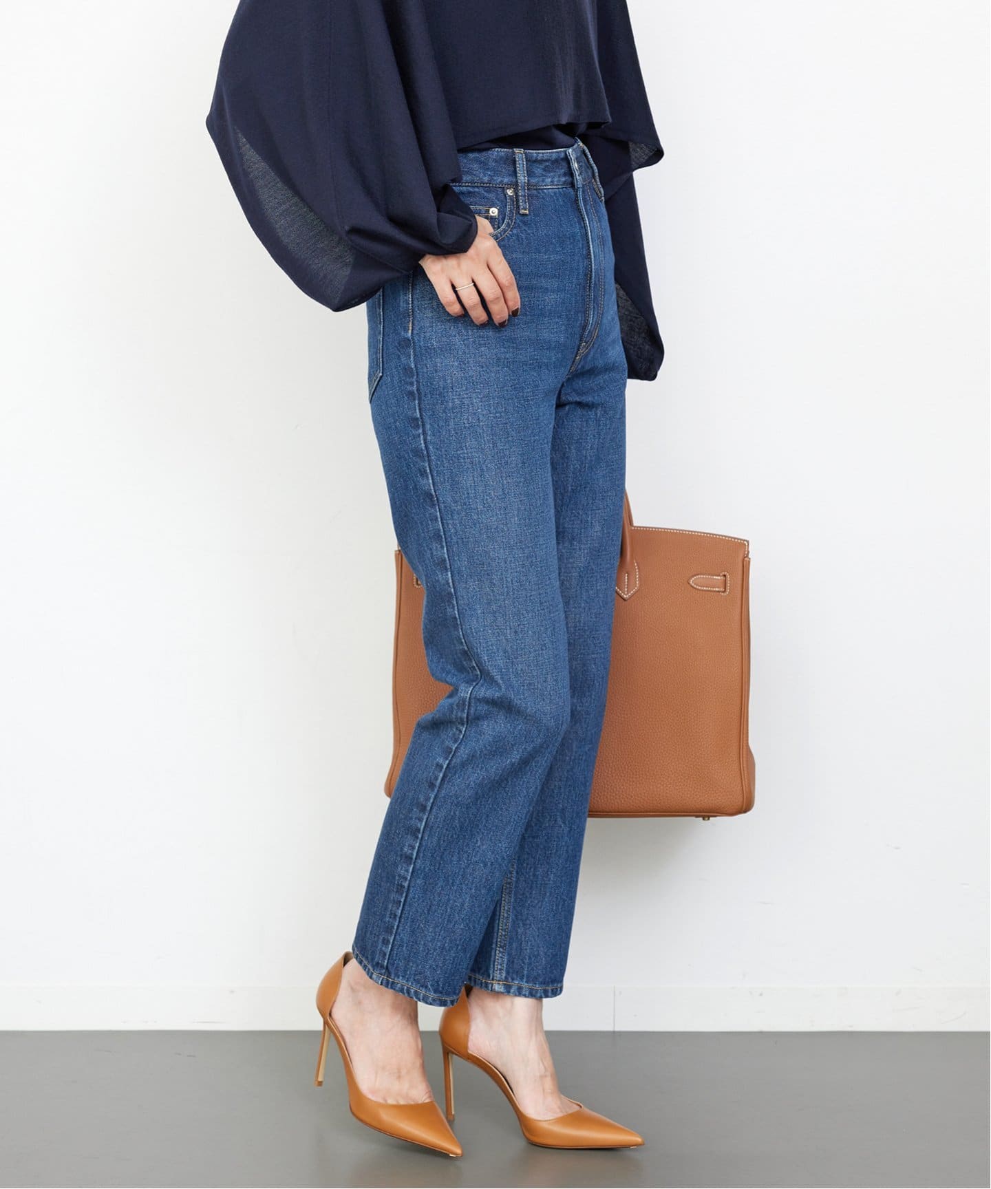 スリム クロップドデニム（デニムパンツ・ジーンズ）｜Deuxieme Classe