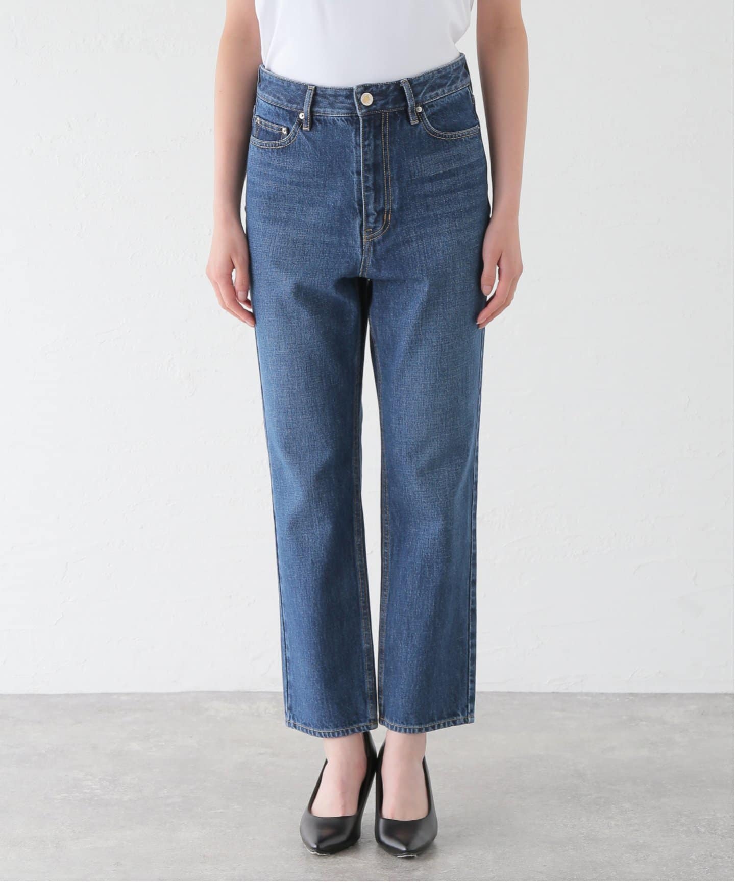スリム クロップドデニム（デニムパンツ・ジーンズ）｜Deuxieme Classe
