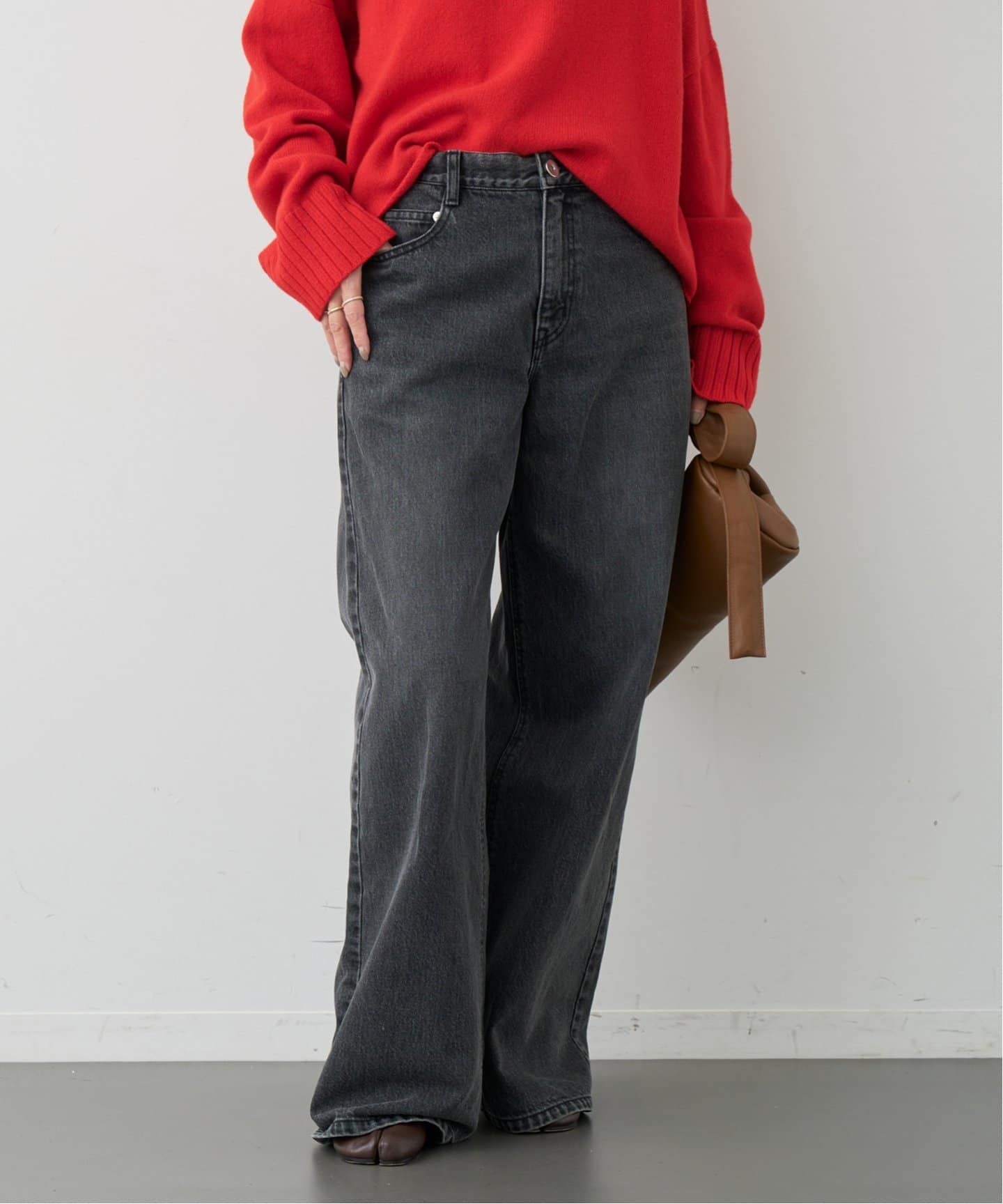 Loose Jeans (GRAY)（デニムパンツ・ジーンズ）｜Deuxieme Classe