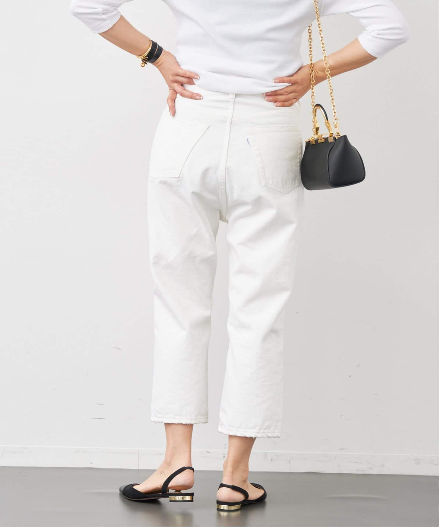 MADISONBLUE / マディソンブルー】CRASHED SAROUEL PANTS DENIM