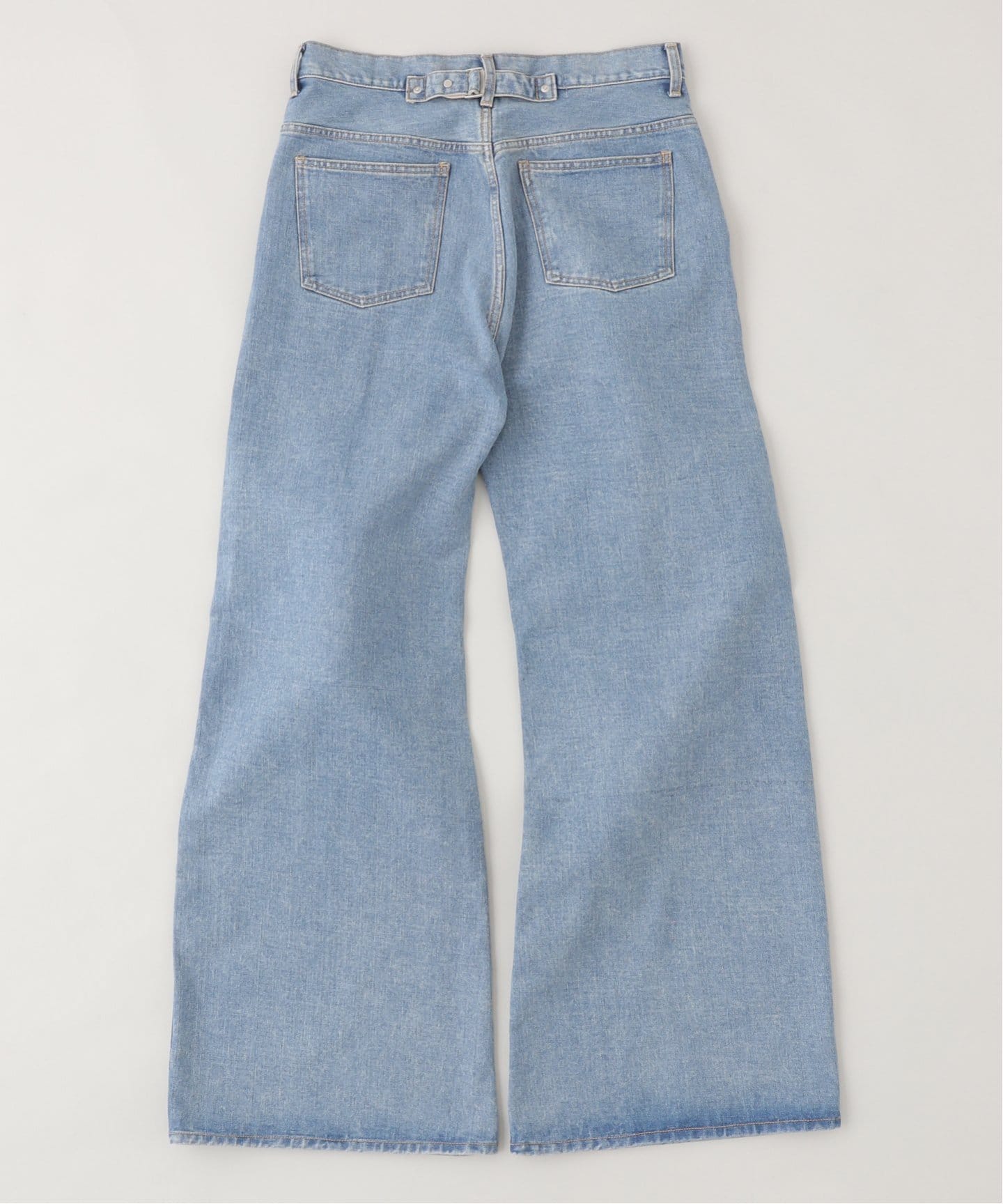 pan / パン】別注 デニム バギー ロール パンツ（デニムパンツ