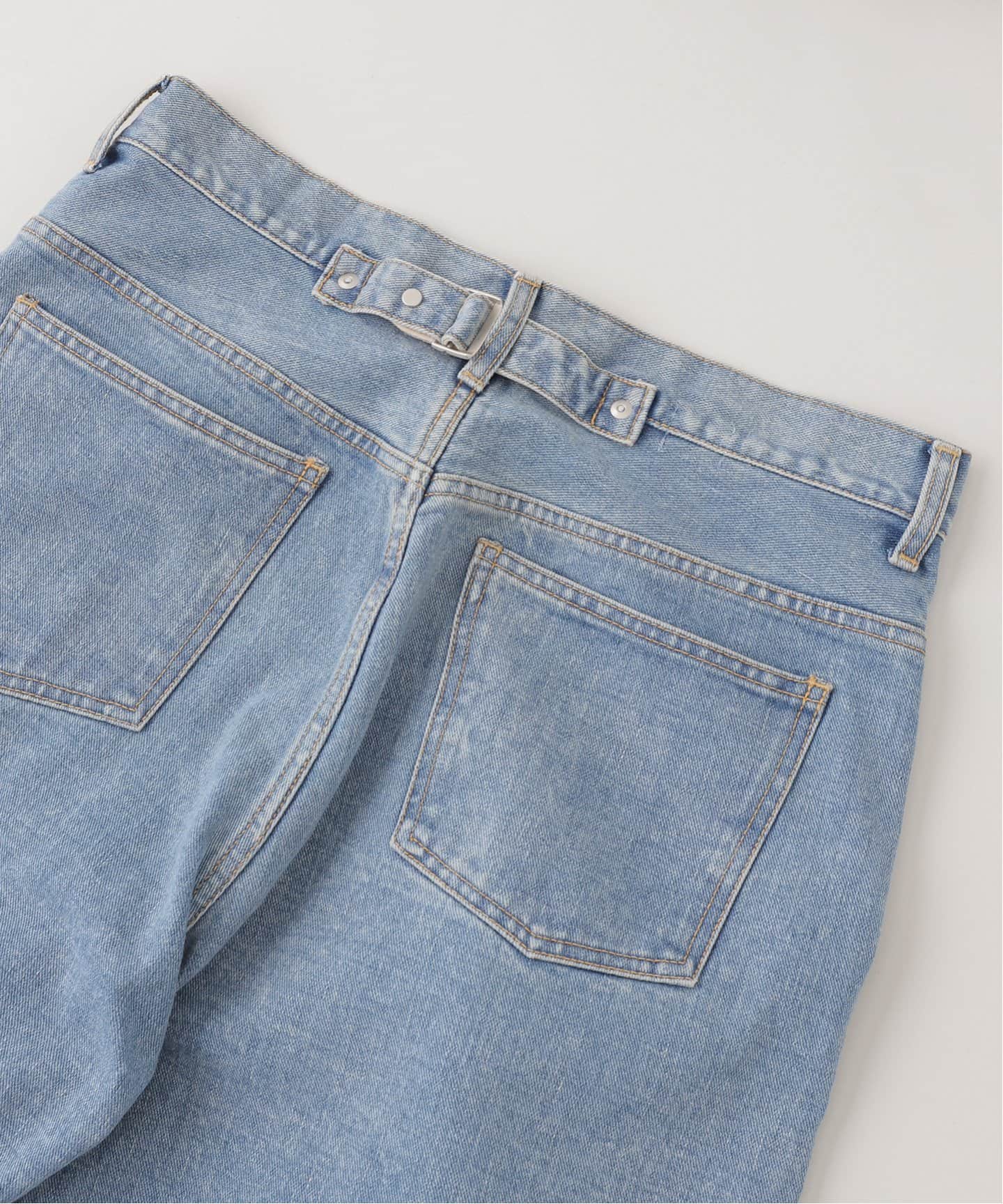 pan / パン】別注 デニム バギー ロール パンツ（デニムパンツ