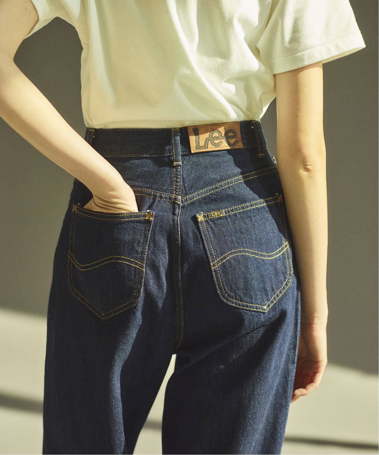 LEE 別注ハイウエストルーズデニム（デニムパンツ・ジーンズ