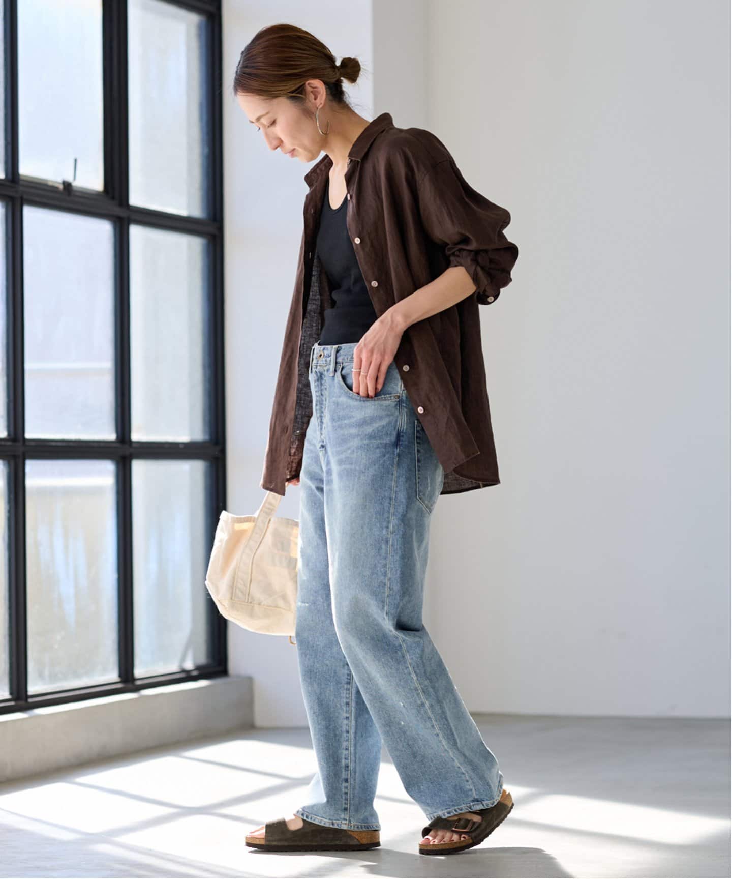 ≪ベストセラー≫デニムストレートパンツ2（デニムパンツ・ジーンズ