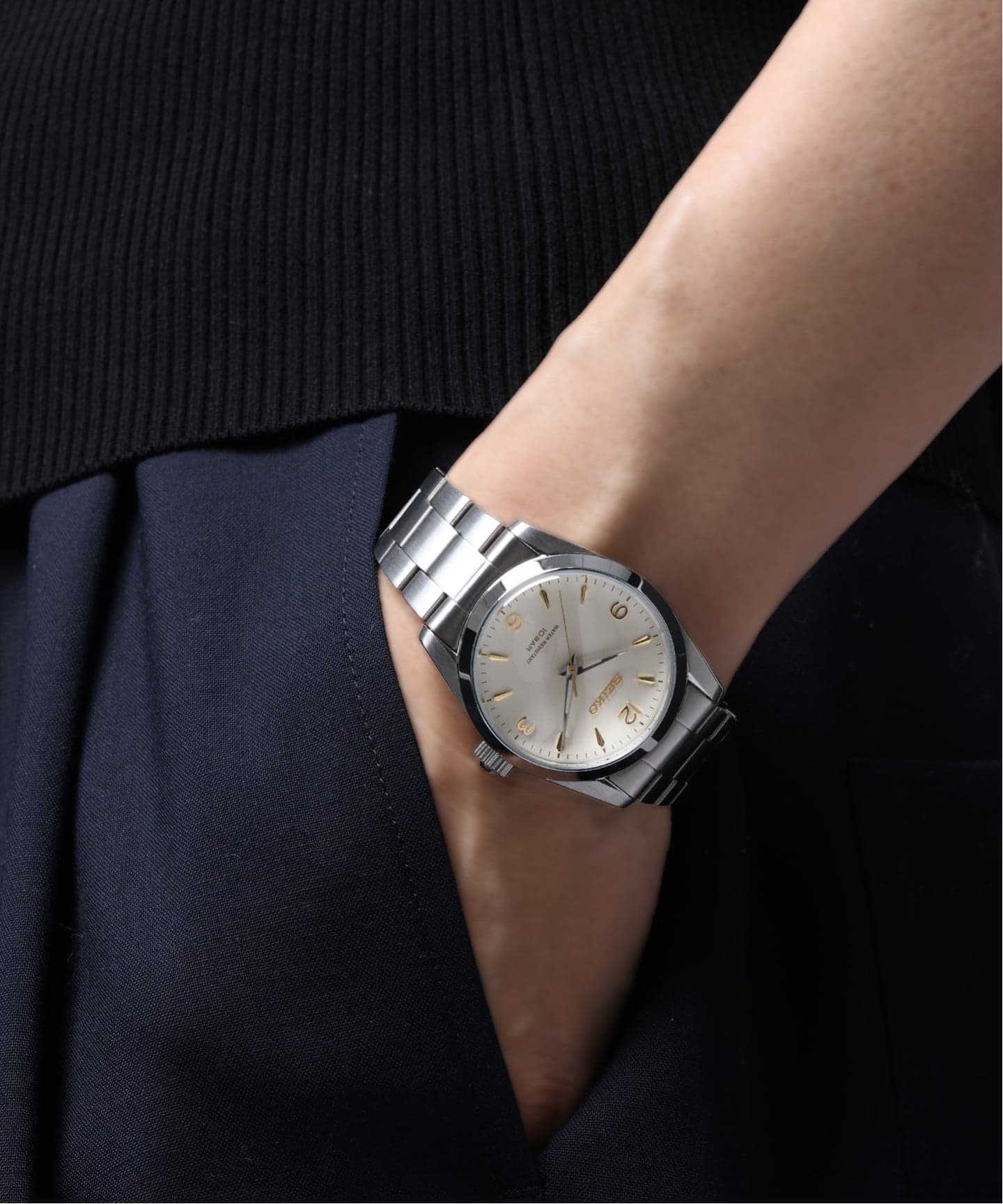 SEIKO / セイコー】Exclusive IENA × HIROB Ivory 別注（新品）｜HIROB