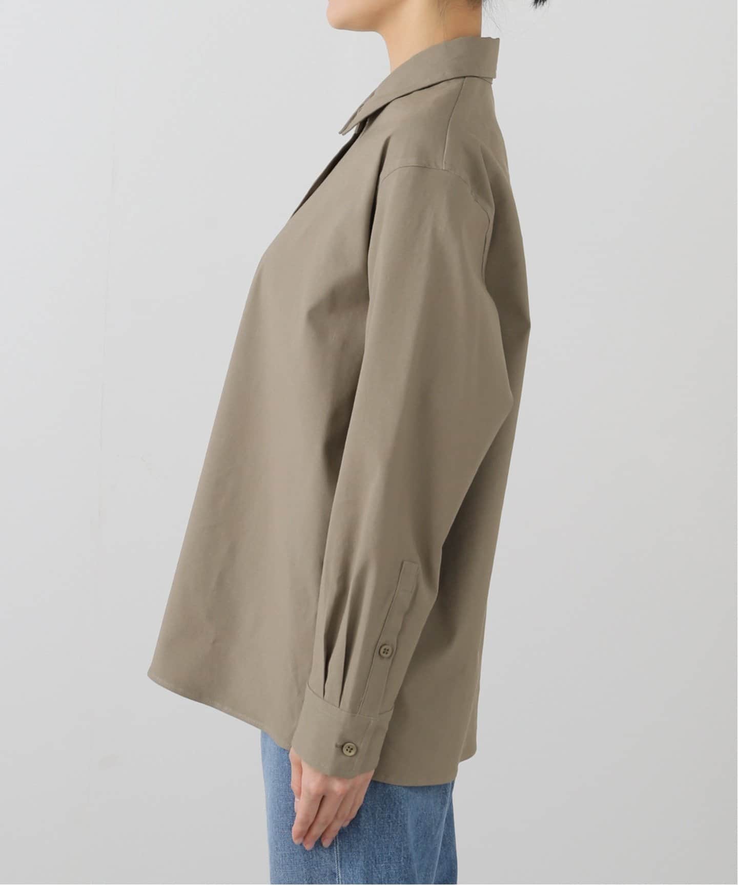 STRETCH TWILL CACHE シャツ（シャツ／ブラウス）｜Deuxieme Classe