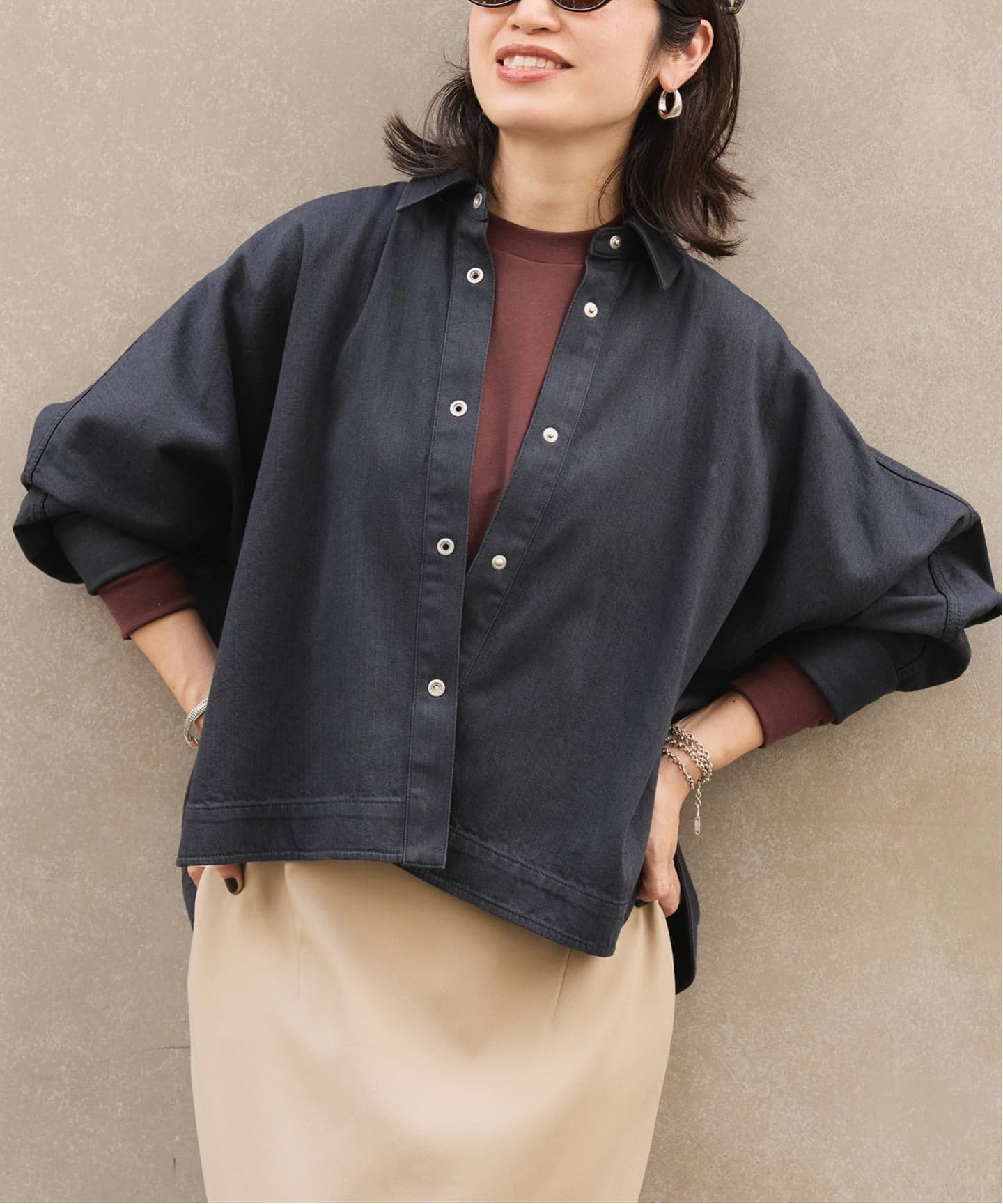 デニムフォルムシャツ（シャツ／ブラウス）｜VERMEIL par iena