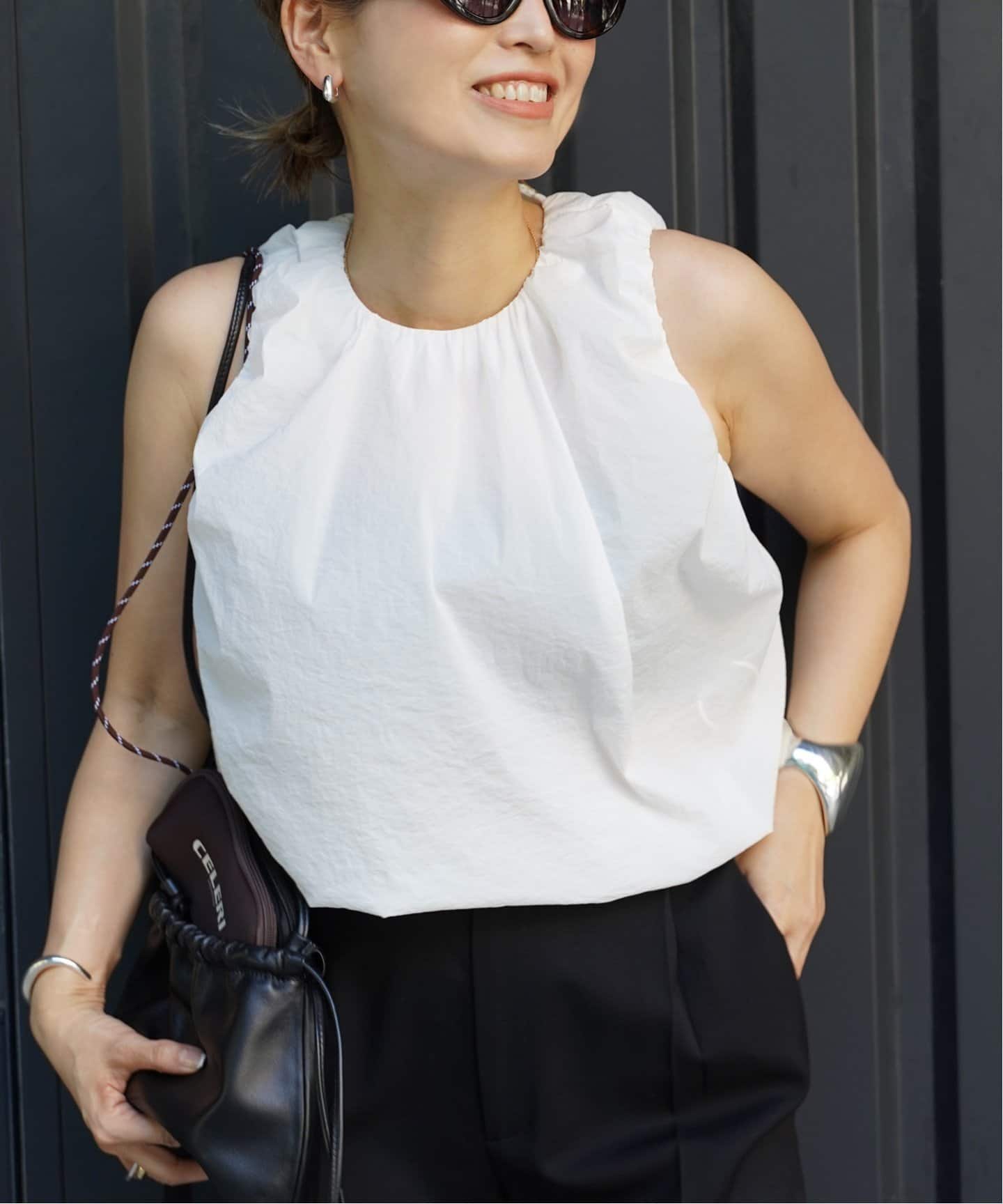 CELERI/セルリ】GATHER ショートトップス（シャツ／ブラウス