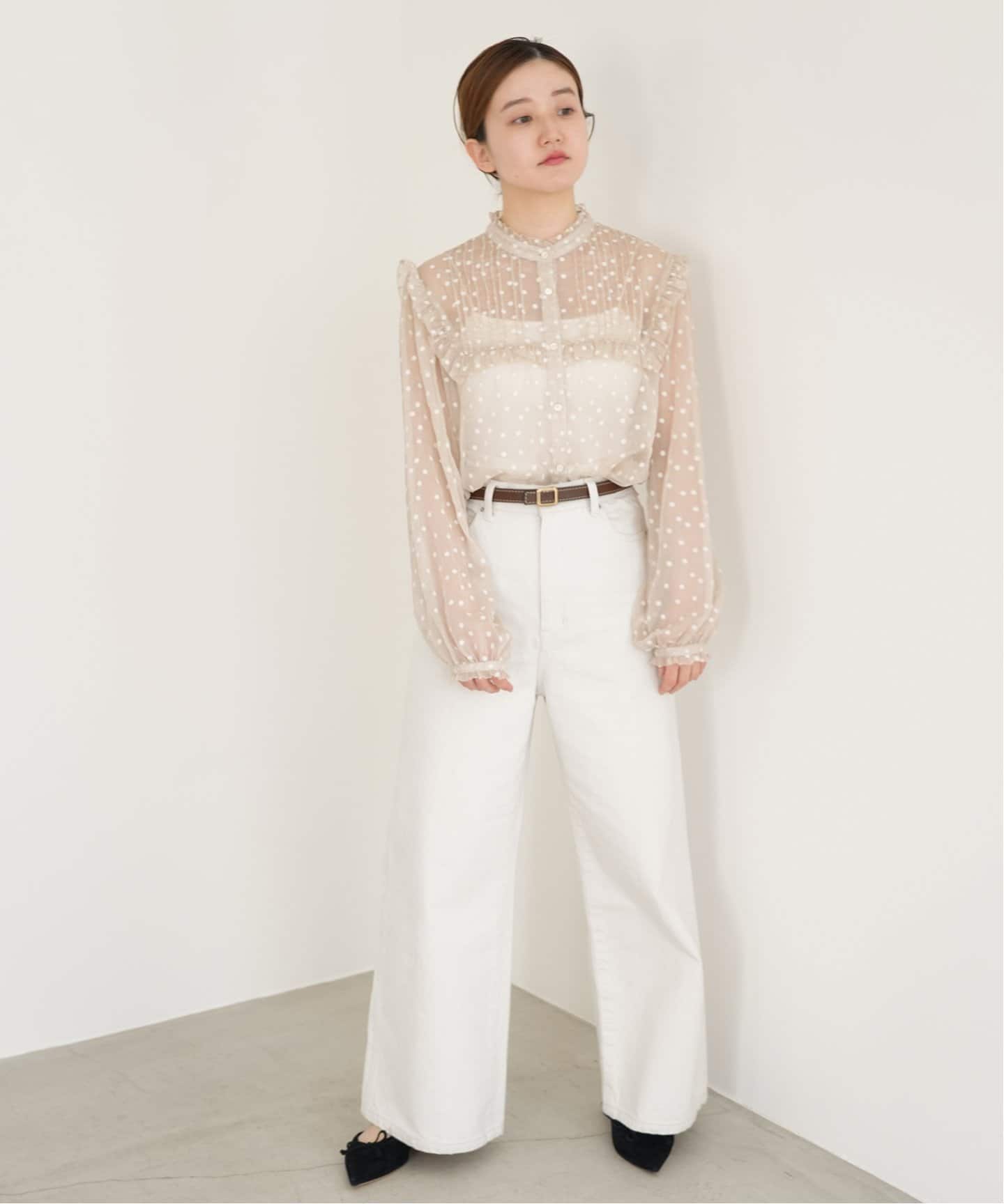 楊柳フリルピンタックブラウス（シャツ／ブラウス）｜IENA（イエナ）の