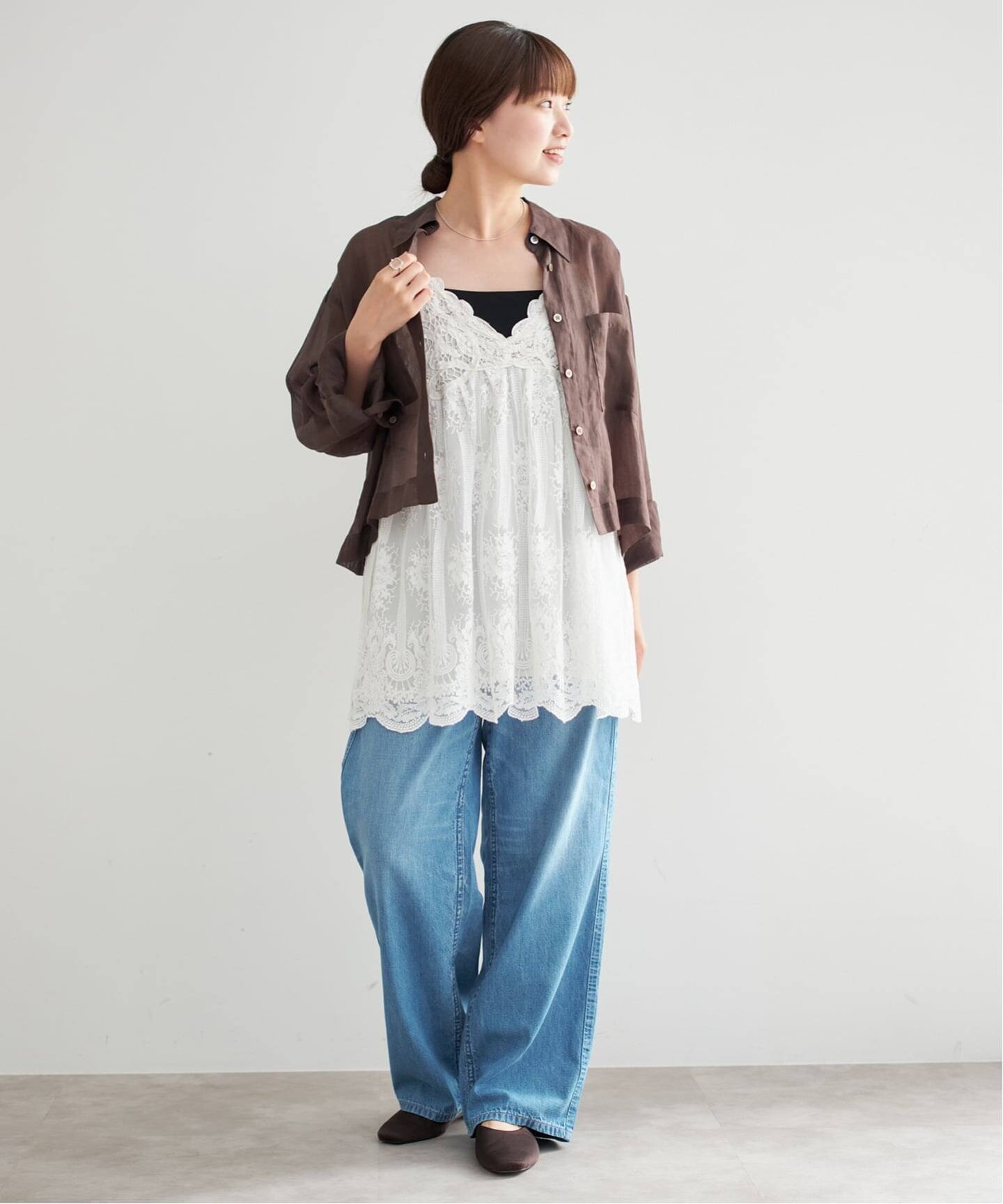 追加》アンティークチュールバテンキャミ（シャツ／ブラウス）｜IENA