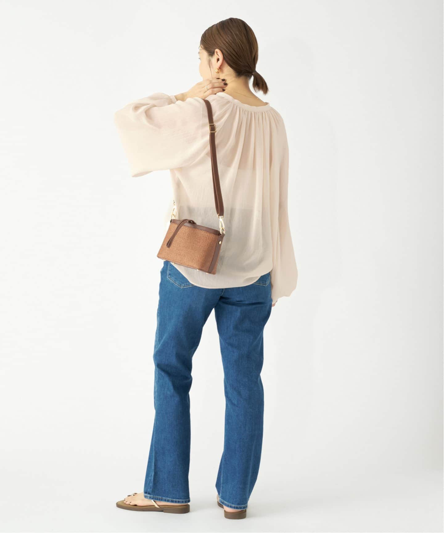 シアージョーゼット ギャザーブラウス（シャツ／ブラウス）｜IENA