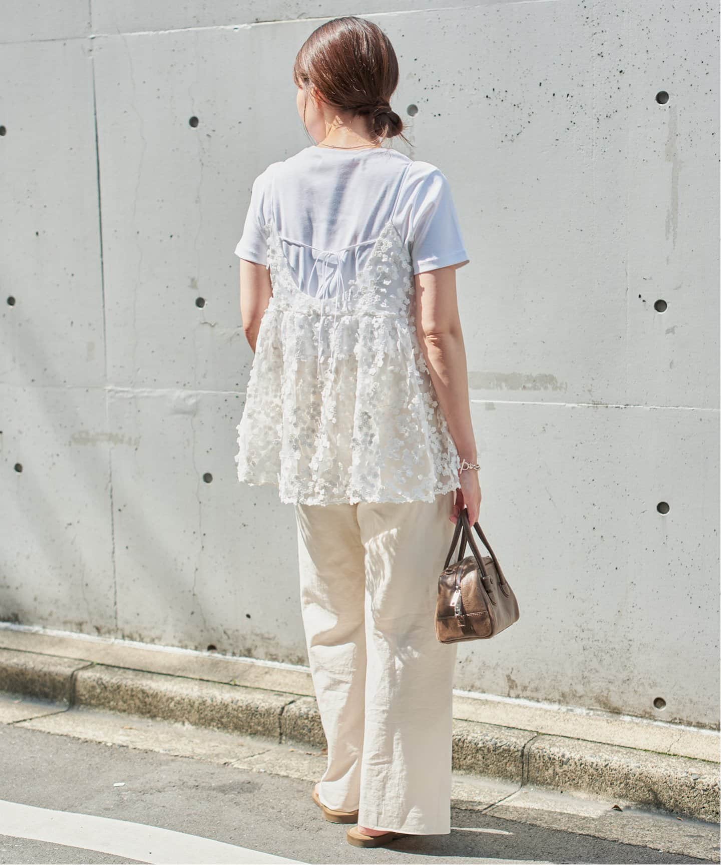 追加》フラワーエンブロイダリー キャミソール（キャミソール）｜IENA