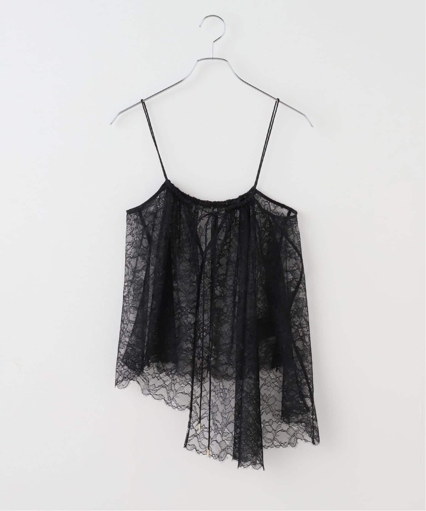 追加》ラッセルレースギャザーキャミ（キャミソール）｜NOBLE