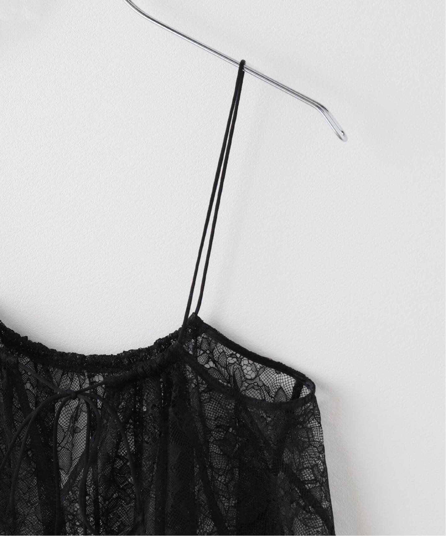 追加》ラッセルレースギャザーキャミ（キャミソール）｜NOBLE