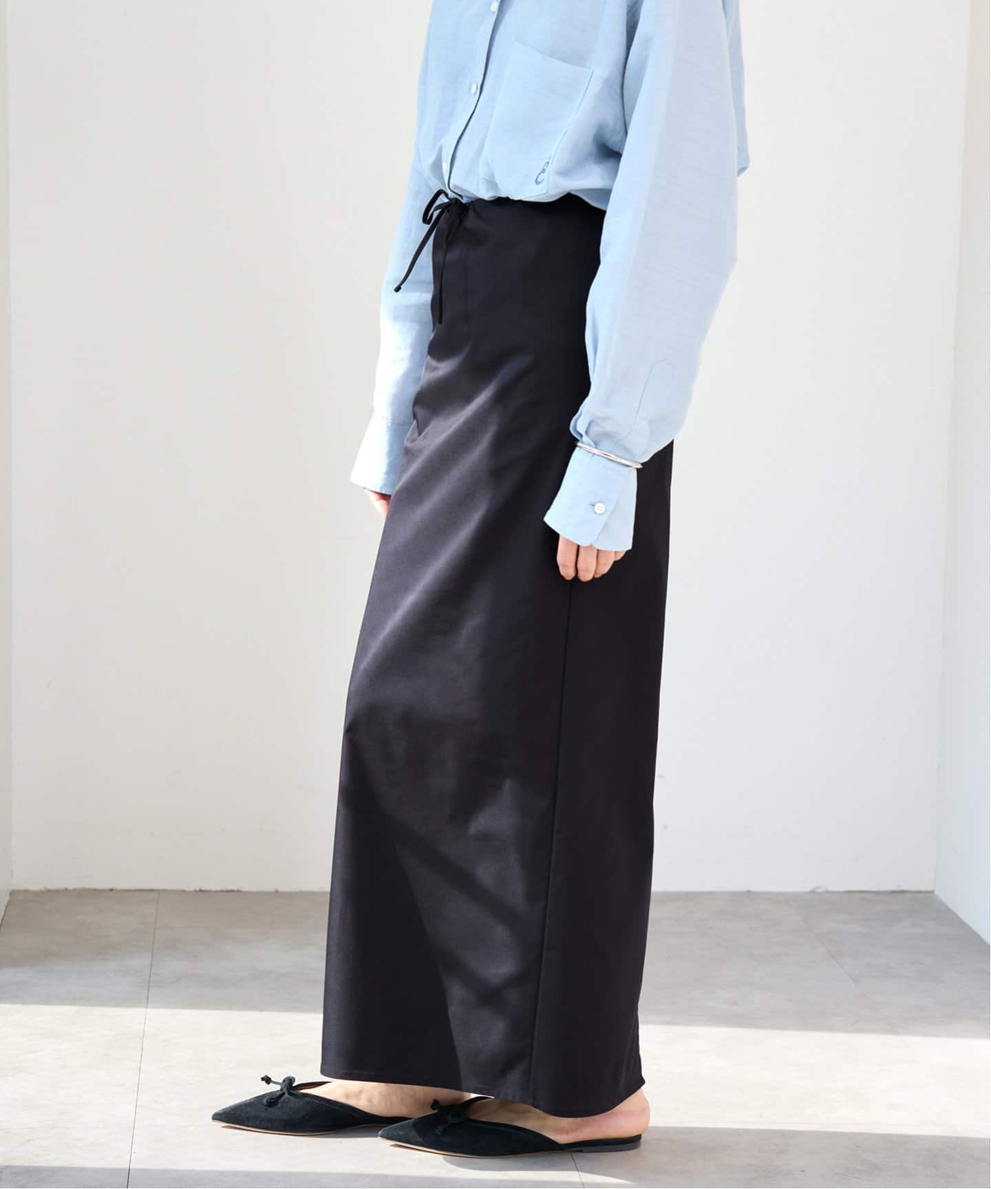 ストレッチツイルマキシタイトスカート（ロング・マキシ丈スカート