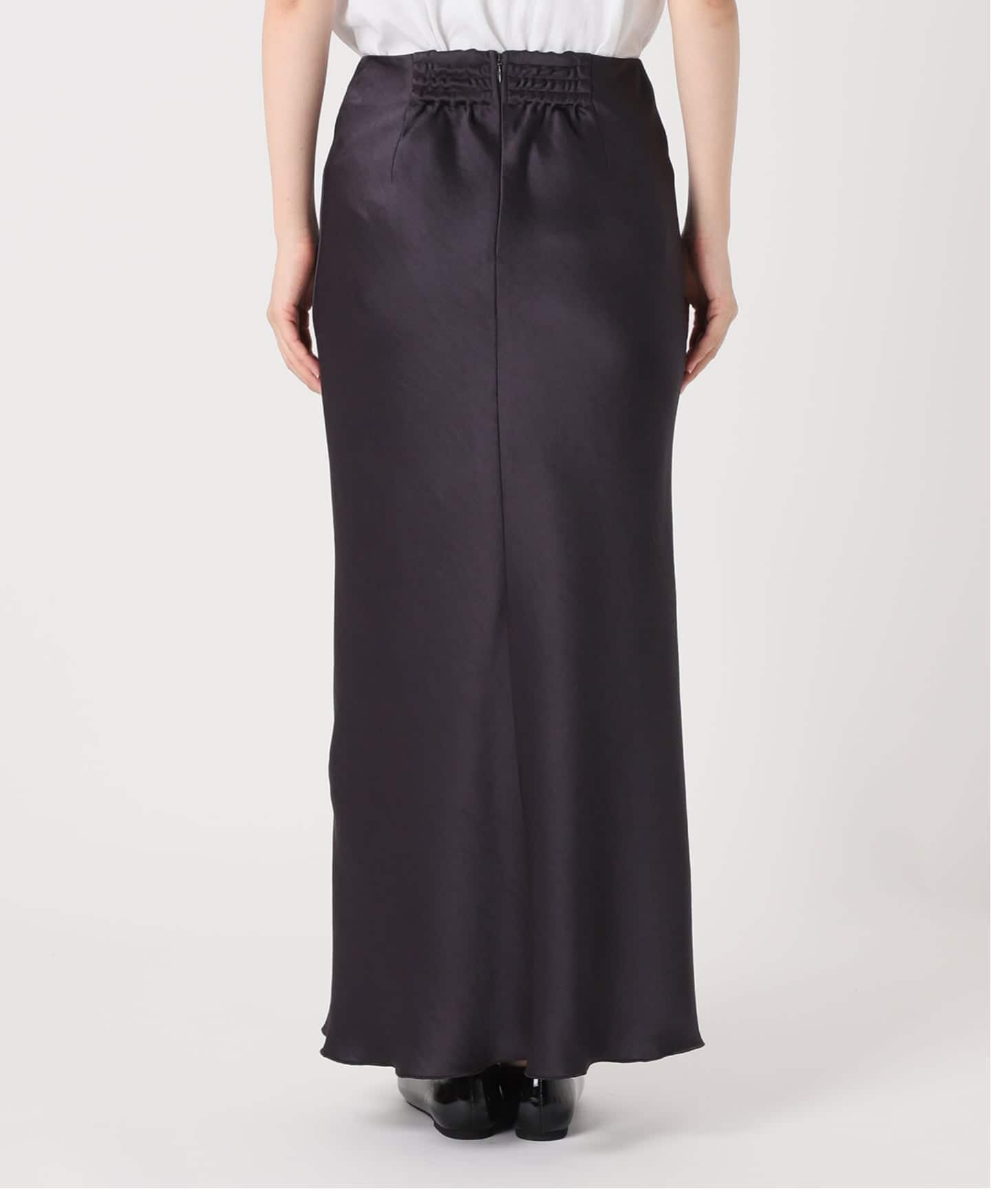 追加10》ダブルサテンスカート（ロング・マキシ丈スカート）｜IENA