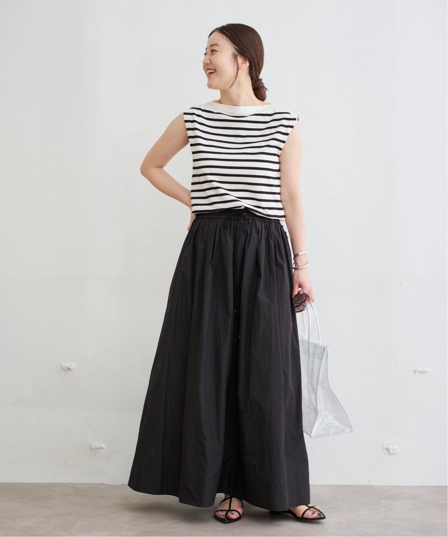 タフタイージーボリュームスカート（ロング・マキシ丈スカート）｜IENA