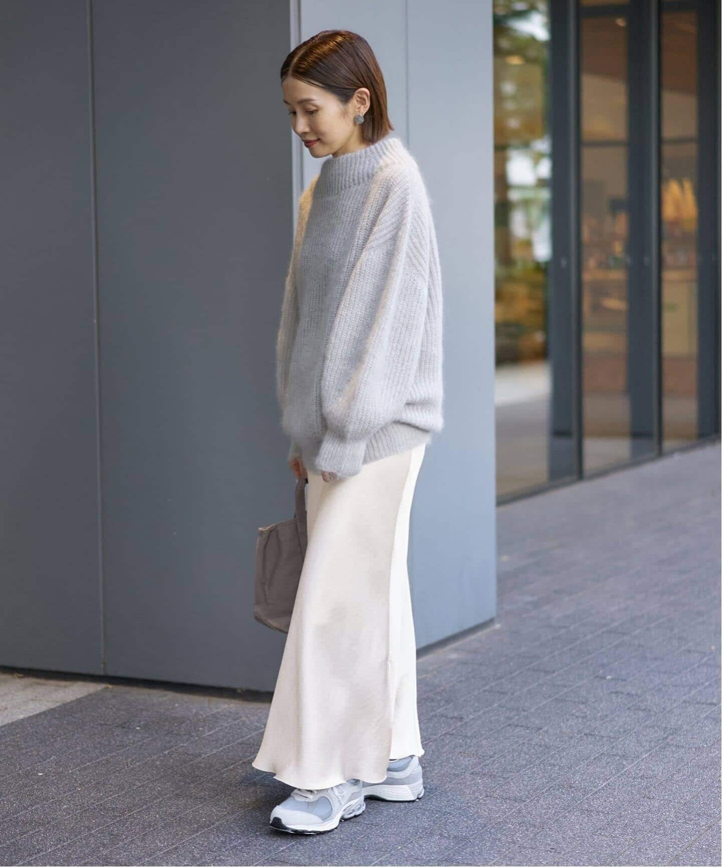 追加15》ダブルサテンスカート（ロング・マキシ丈スカート）｜IENA