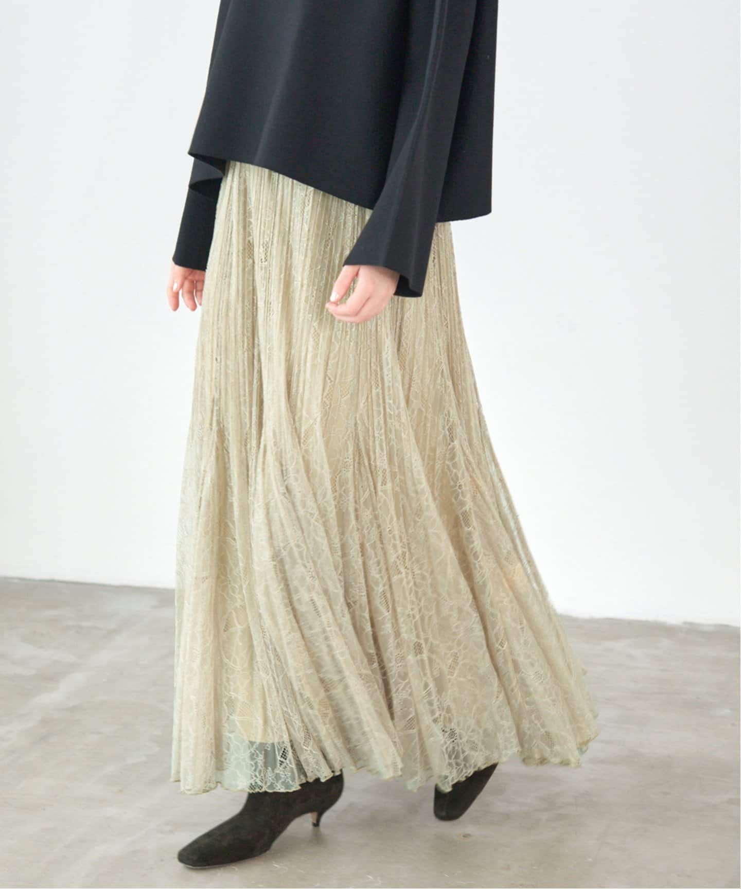 レースプリーツスカート（その他スカート）｜IENA（イエナ）の通販
